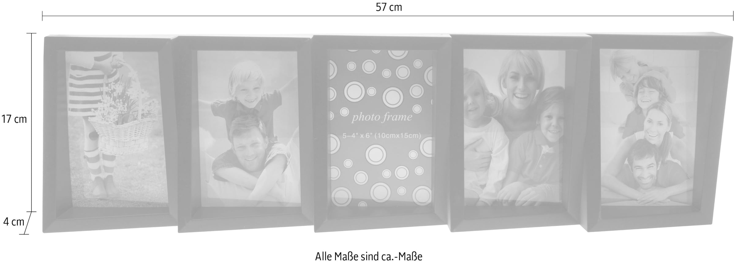 Myflair Möbel 3 Bilderrahmen ➥ Jahre Fotorahmen, Garantie »Tora«, modern, cm & Bildformat | Accessoires 10x15 XXL UNIVERSAL