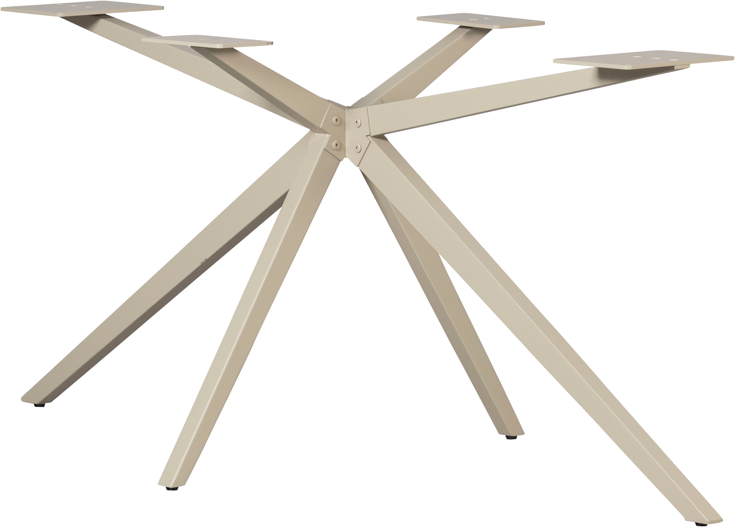 WOOOD Tischbein »Tablo Holland XL Metall mit Pulverbeschichtung B 170 x T 80 x H 72 cm« Kreuzgestell Ø 3,5 cm, Tragkraft 160 kg, einfach zu montieren