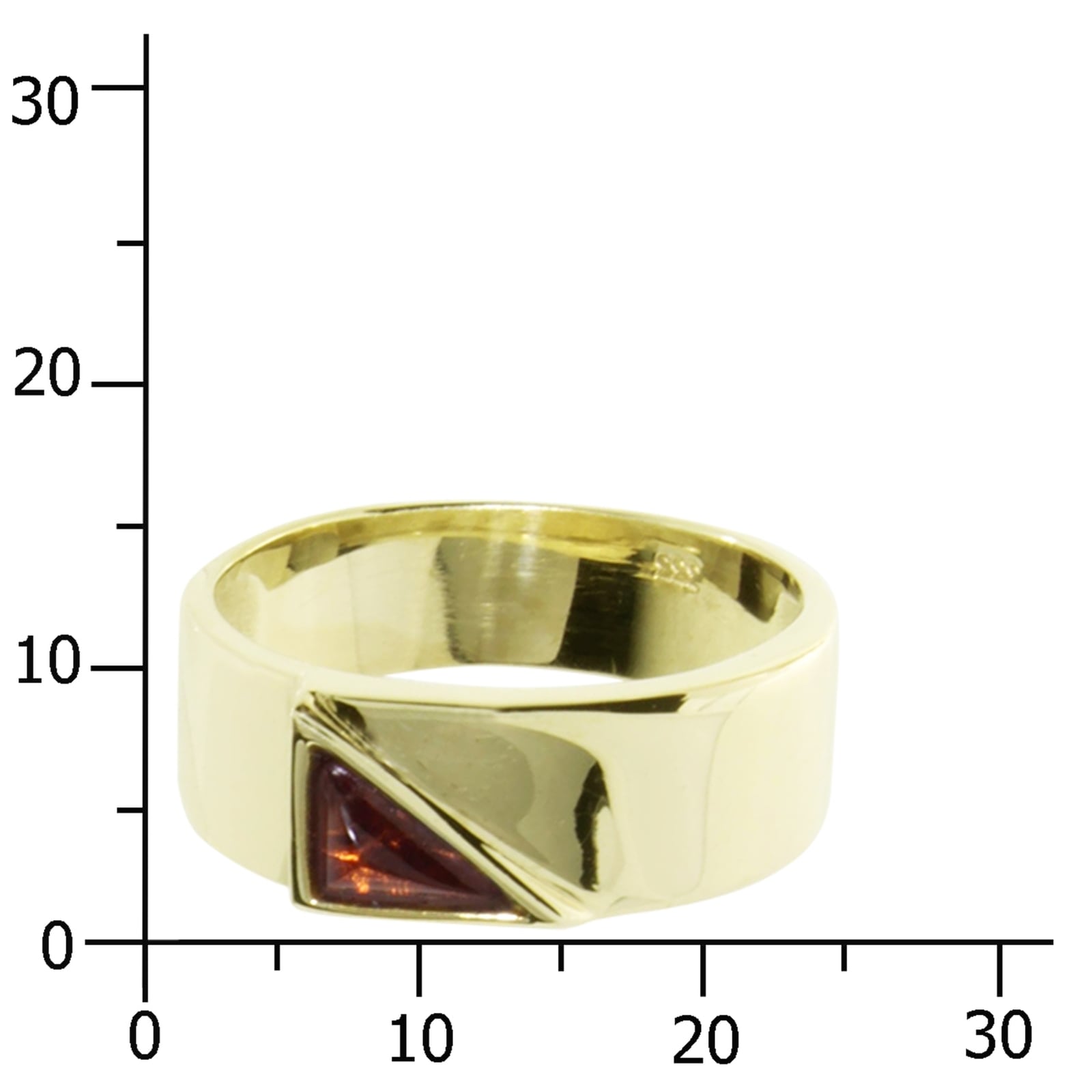 OSTSEE-SCHMUCK Fingerring »- Karla - Gold 333/000 - Bernstein«