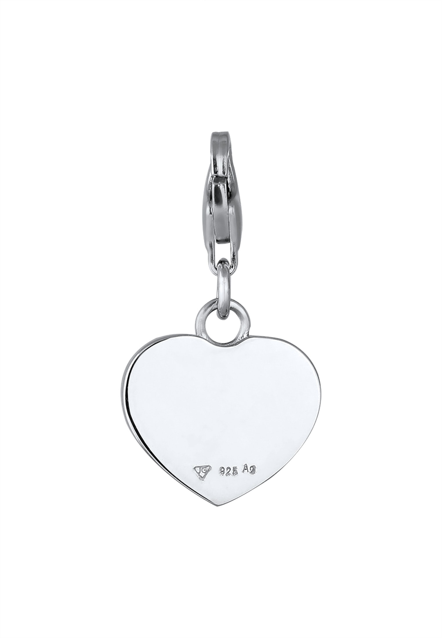 Elli Charm-Einhänger »Charm Charm Herz 925 Sterling Silber«