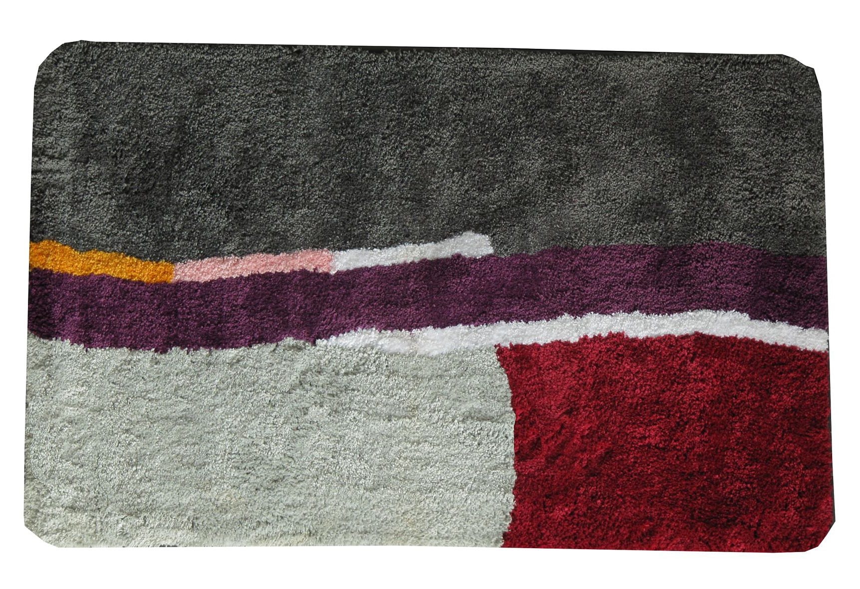 KiNZLER Badematte »Gingelom« Höhe 20 mm rutschhemmend beschichtet fußbodenheizungsgeeignet Badteppich, modernes Design