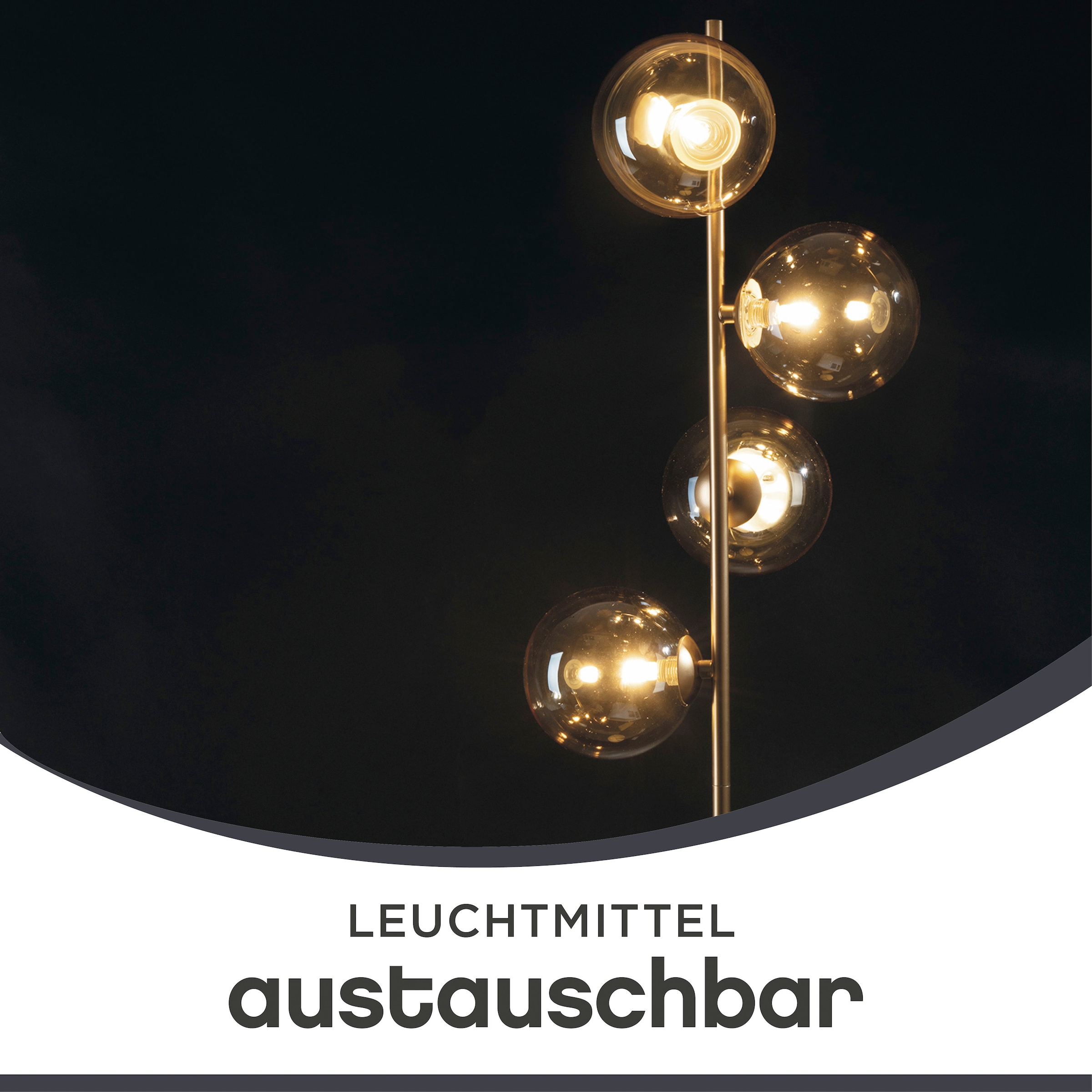 ECO-LIGHT Stehlampe »Neptun«, Leuchtmittel G9 | Leuchtmittel wechselbar