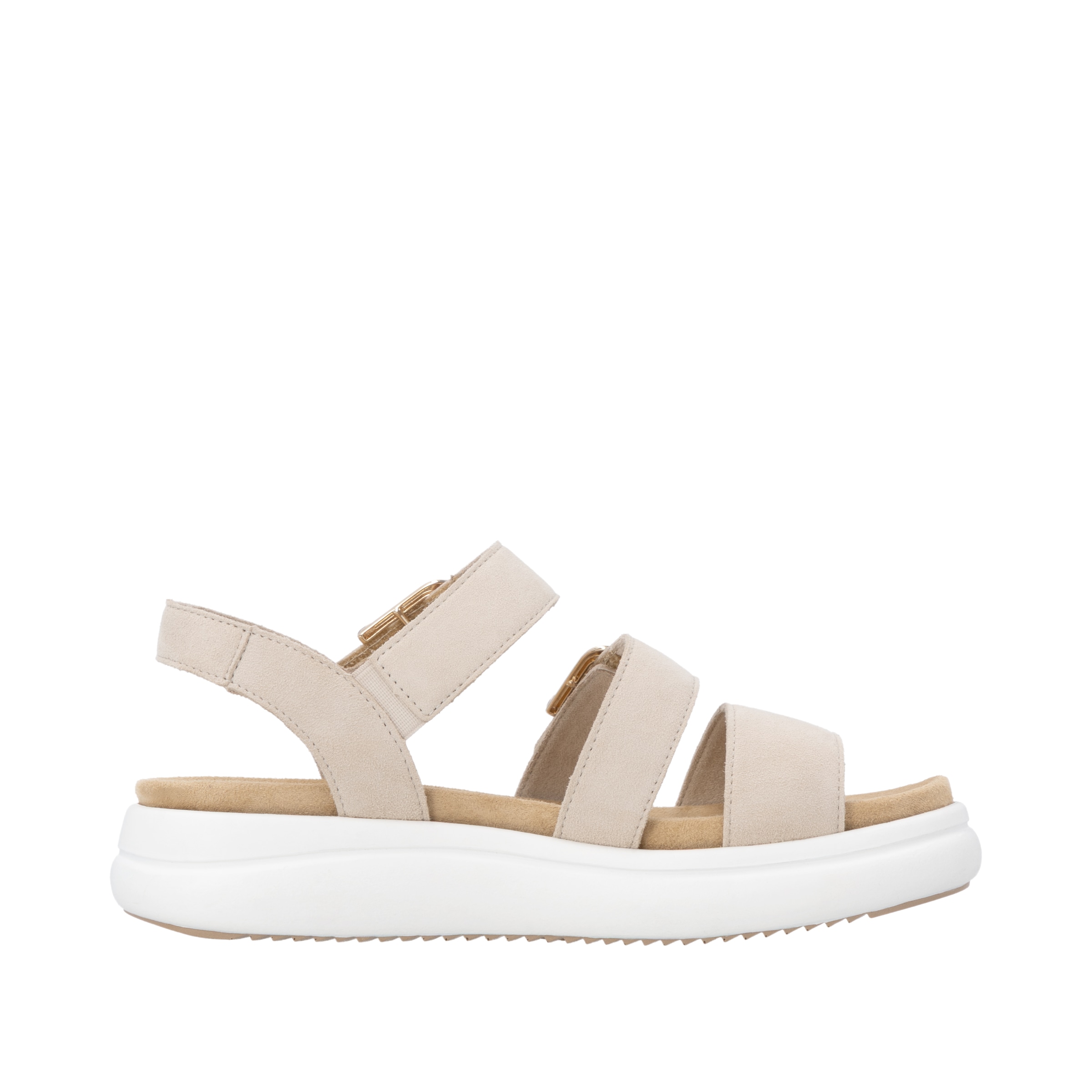 Remonte Plateausandale  Sommerschuh, Sandale mit Softfußbett und zwei Klettverschlüssen