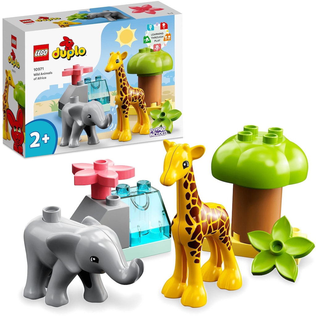 LEGO® Konstruktionsspielsteine »Wilde Tiere Afrikas (10971), LEGO® DUPLO«, (10 St.)