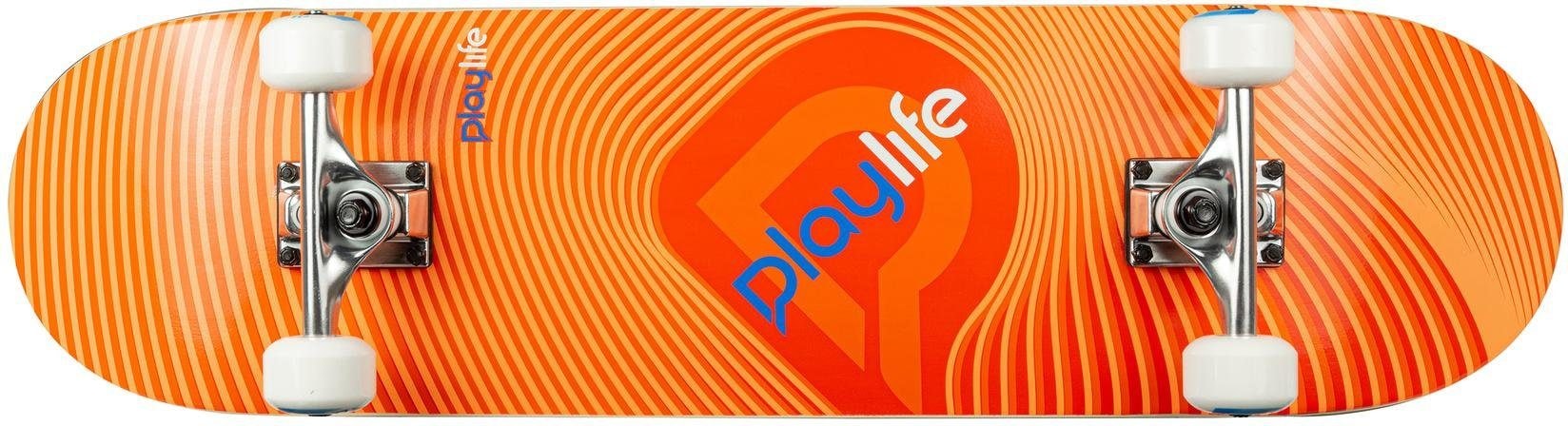 Playlife Skateboard »Illusion Orange«