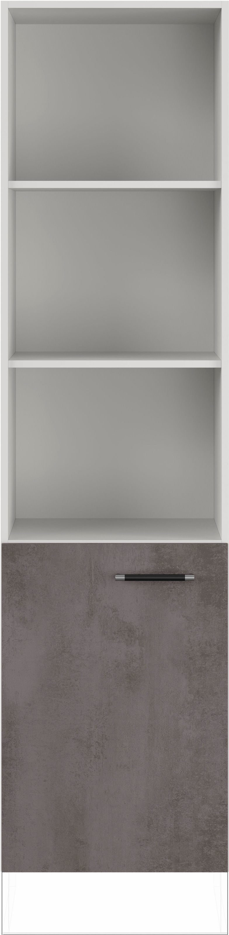 IMPULS KÜCHEN Seitenschrank »"Prag", Breite/Höhe: 50/190,7 cm«, vormontiert, mit Drehtür, mit verstellbaren Fachböden