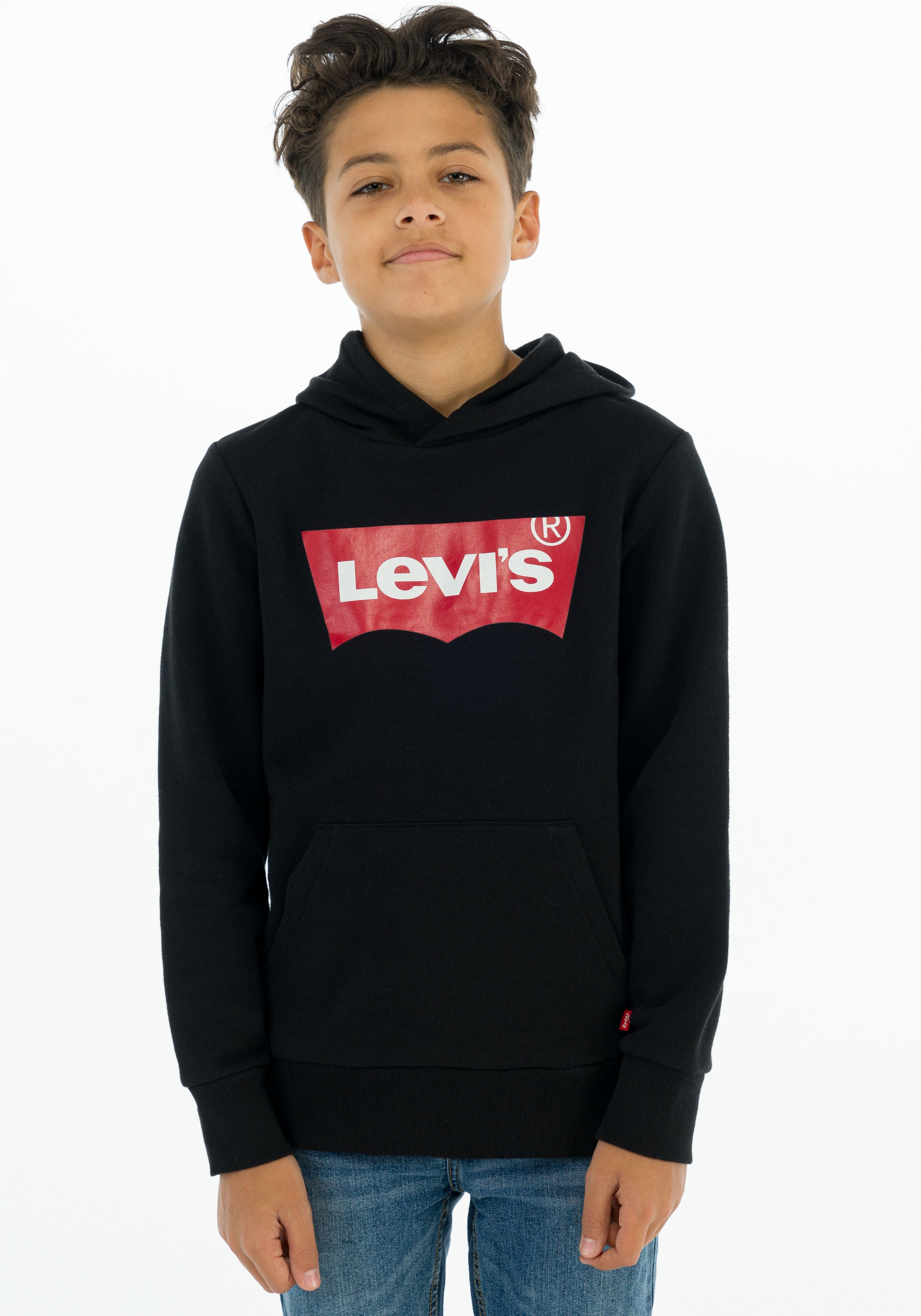 Levi's® Kids Kapuzensweatshirt »LVB BATWING PULLOVER HOODIE«, for BOYS