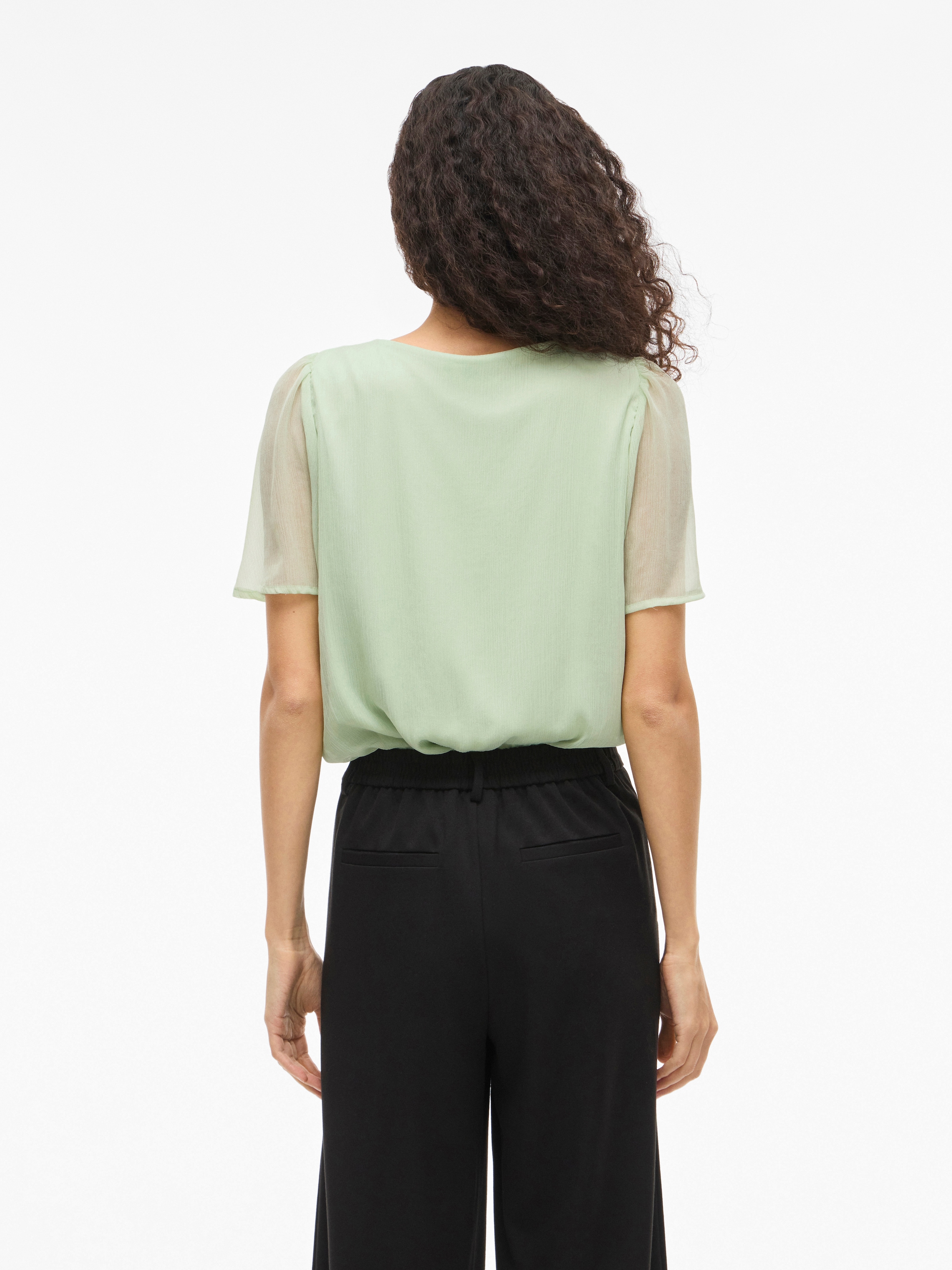 Vila T-Shirt »VIFALIA V-NECK S/S TOP - NOOS«