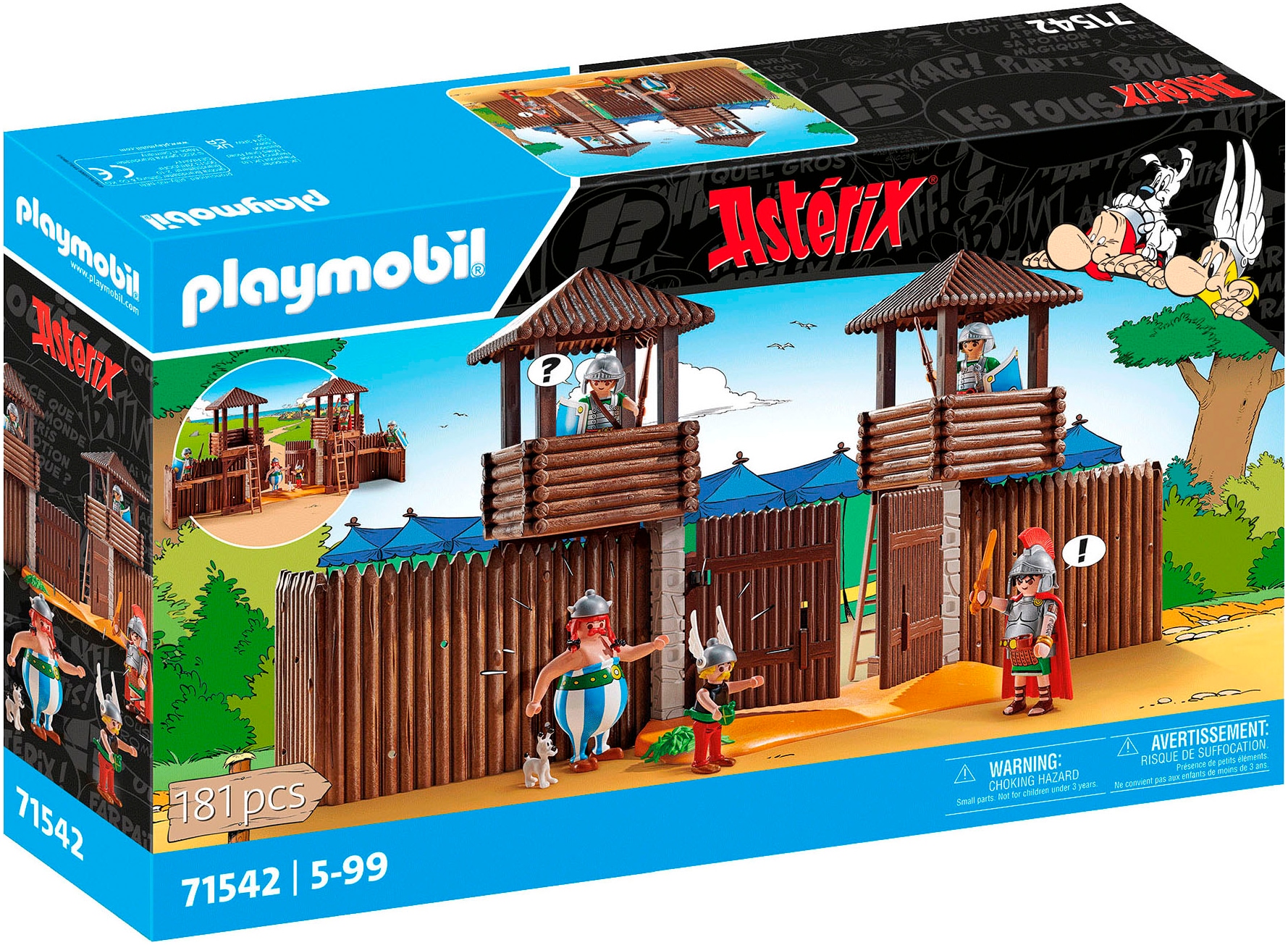 Playmobil® Konstruktions-Spielset »Römerlager (71542), Asterix«, (181 St.), Made in Europe