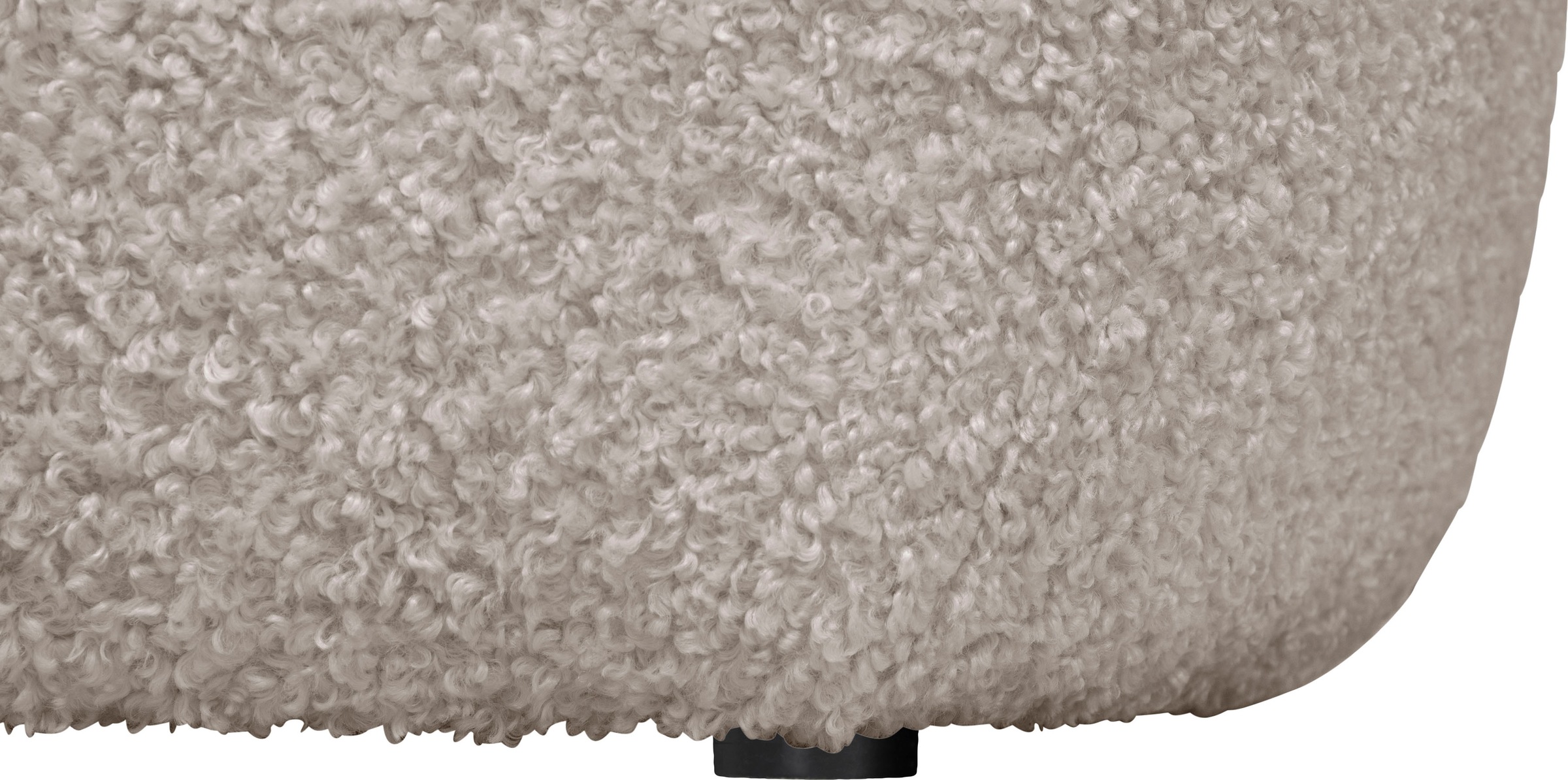LeGer Home by Lena Gercke Big-Sofa »YANI Designersofa, organische Form, Maße B/T/H: 240/64/81 cm«, mit Wellenunterfederung, auch in Bouclé, passend zur Serie