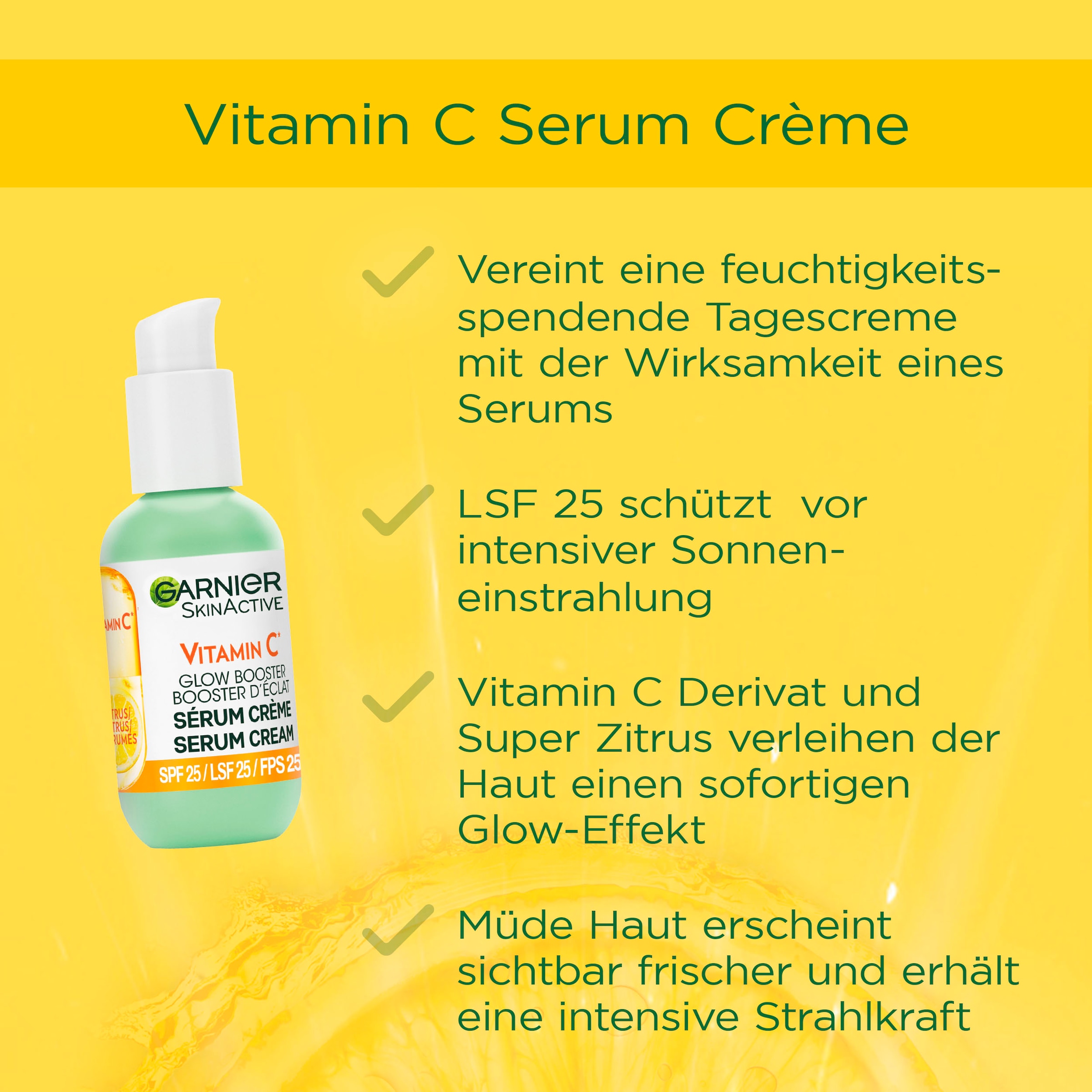 GARNIER Gesichtspflege-Set Booster 2 bei Glow »Vitamin (Set, Set«, tlg.) UNIVERSAL C online