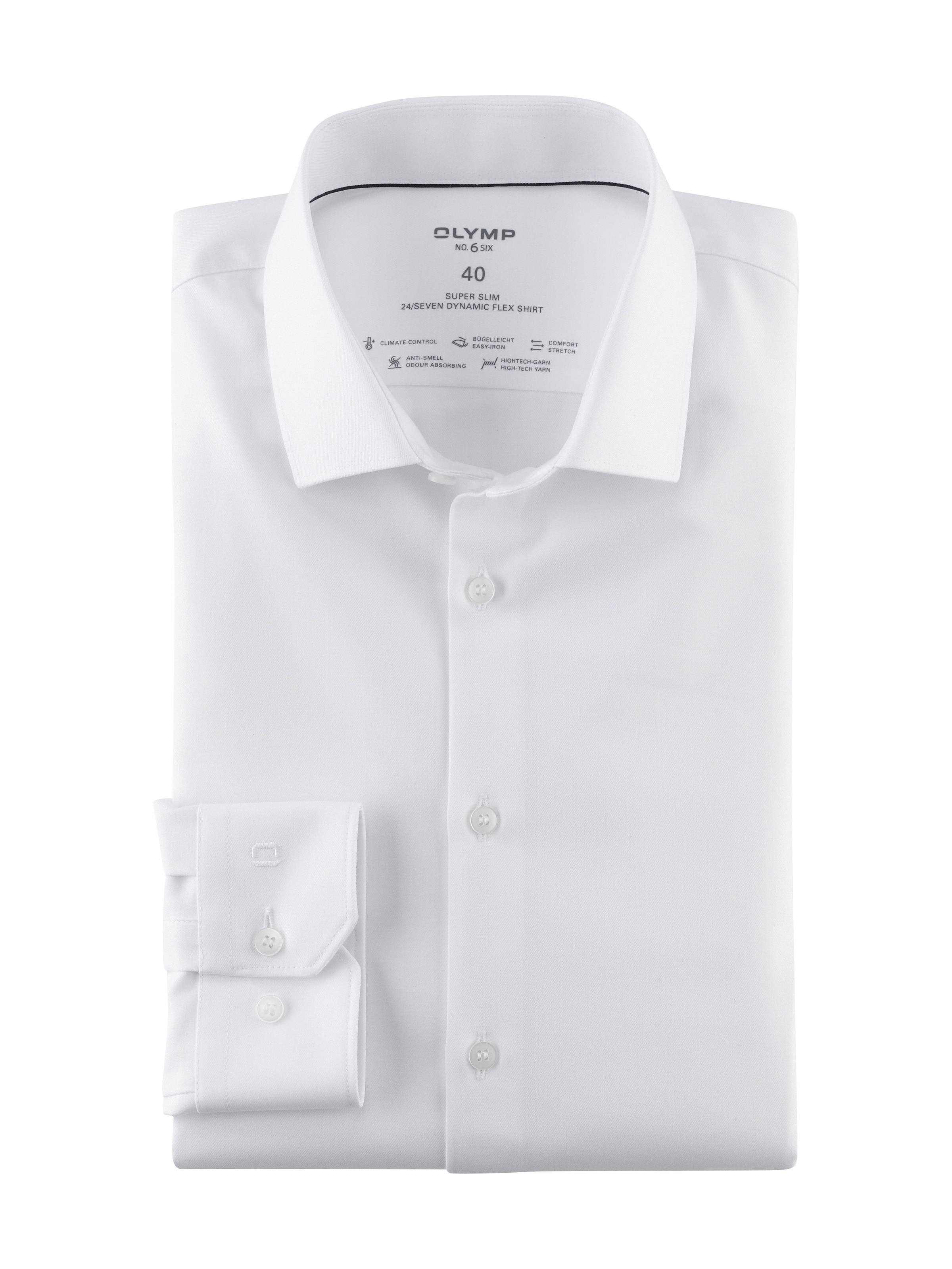 OLYMP Businesshemd »No. Six 24/Seven super slim«, Jersey-Hemd