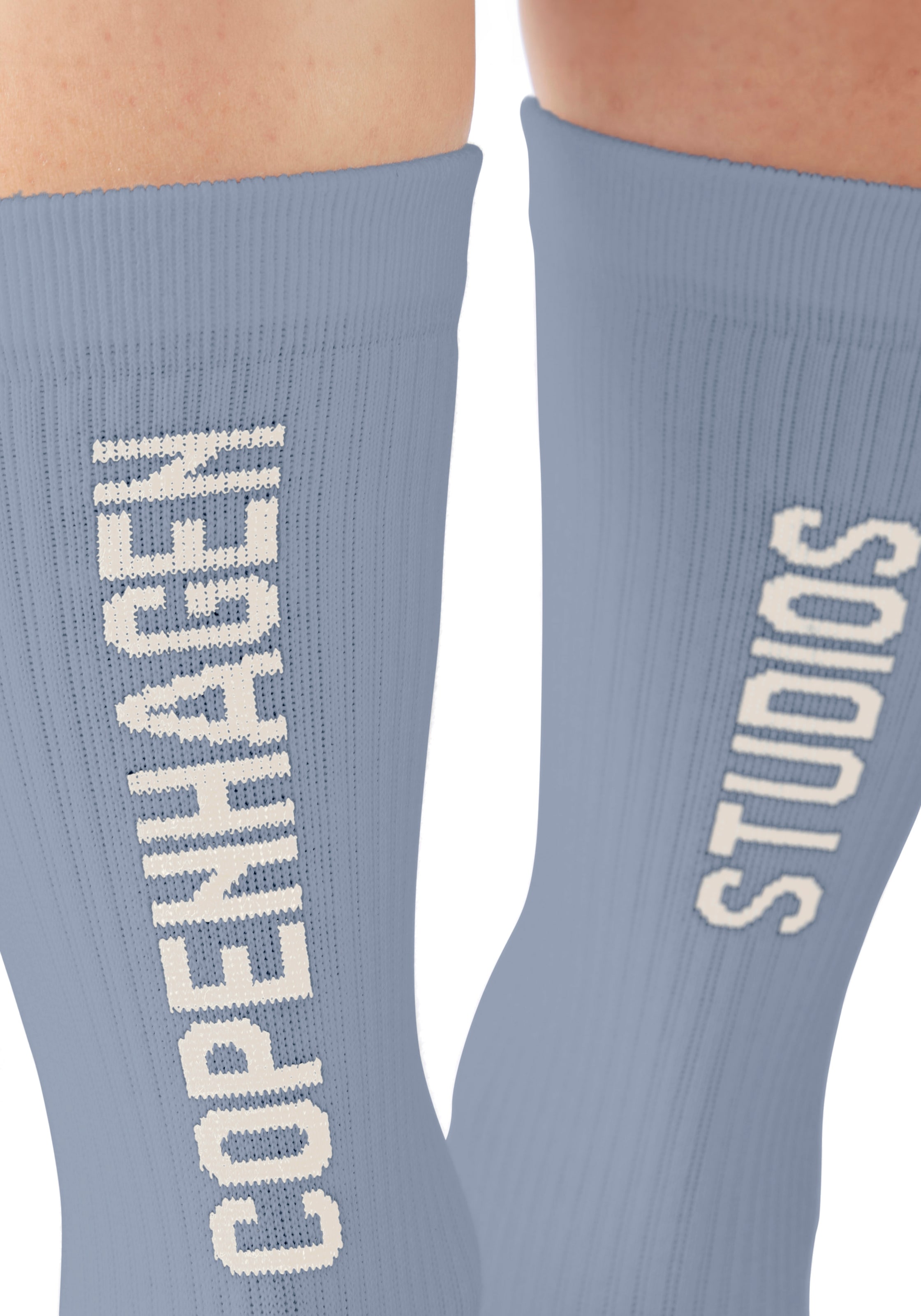 Copenhagen Studios Tennissocken, (Packung, 3 Paar), mit großem Schriftzug