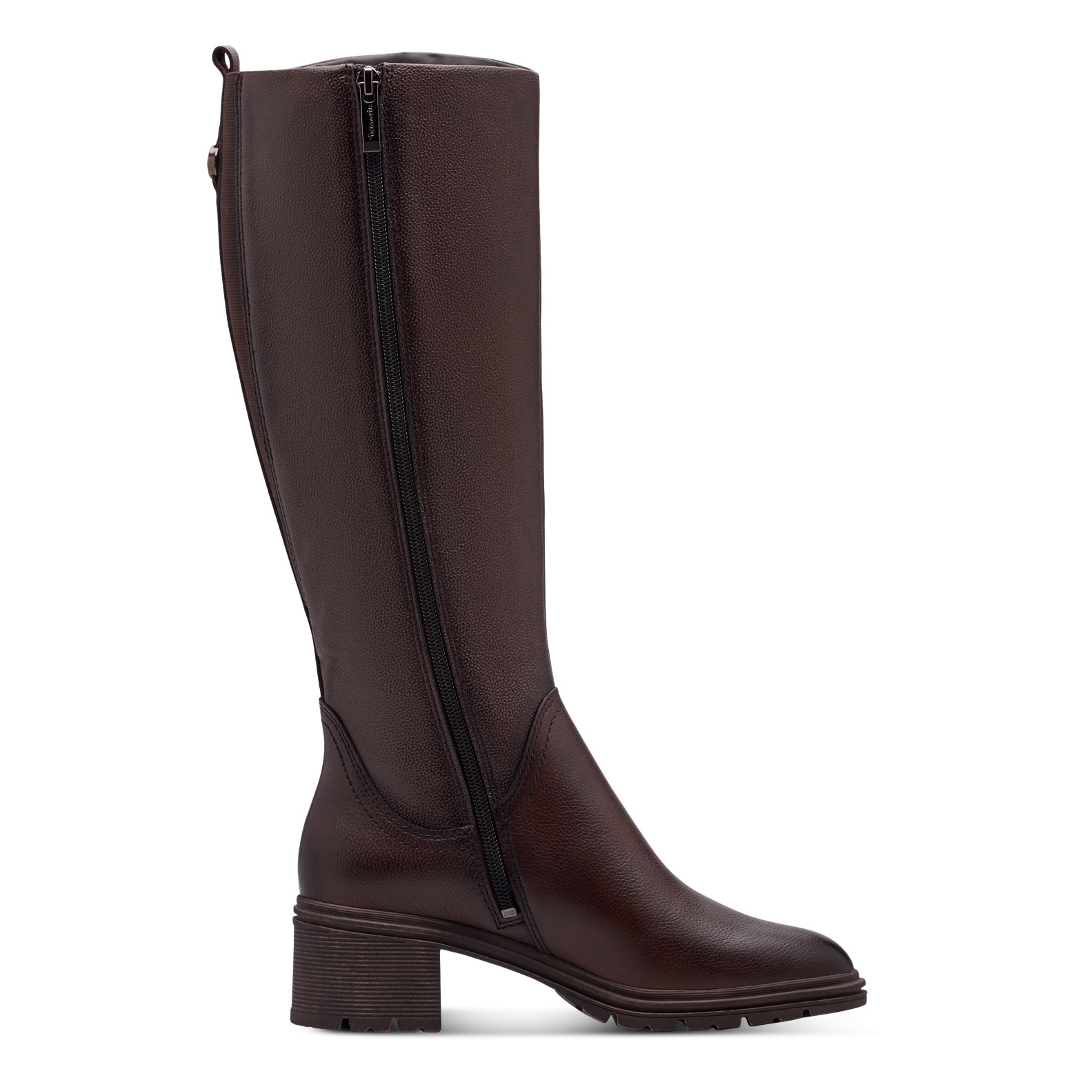 Tamaris Stiefel  , Blockabsatz, Businesstiefel, Langschaftstiefel im Reiterlook