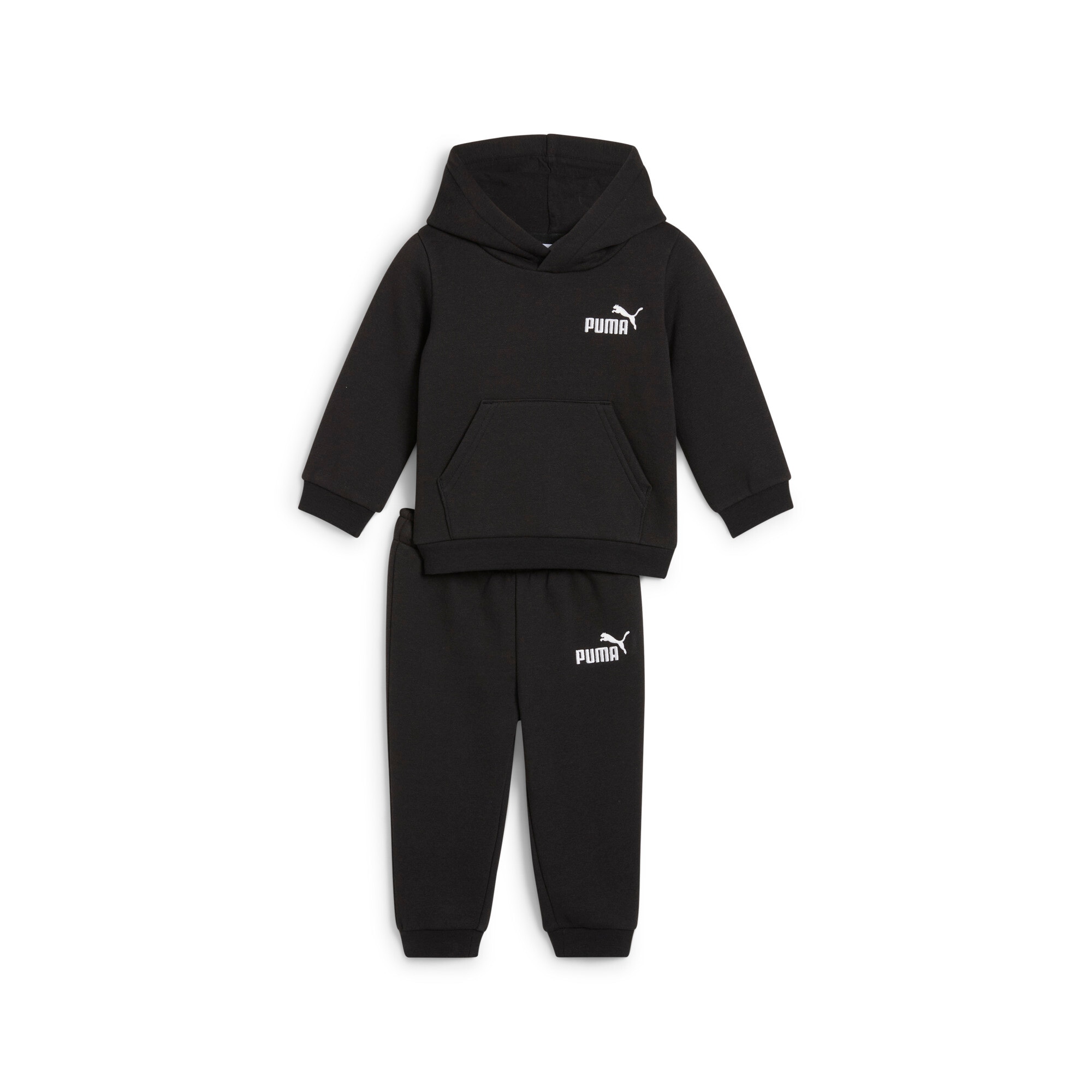 PUMA Trainingsanzug »MINICATS LOUNGEWEAR SET FL INF« 2 Stk. zweiteiliges Set, Regular Fit, mit Kapuze