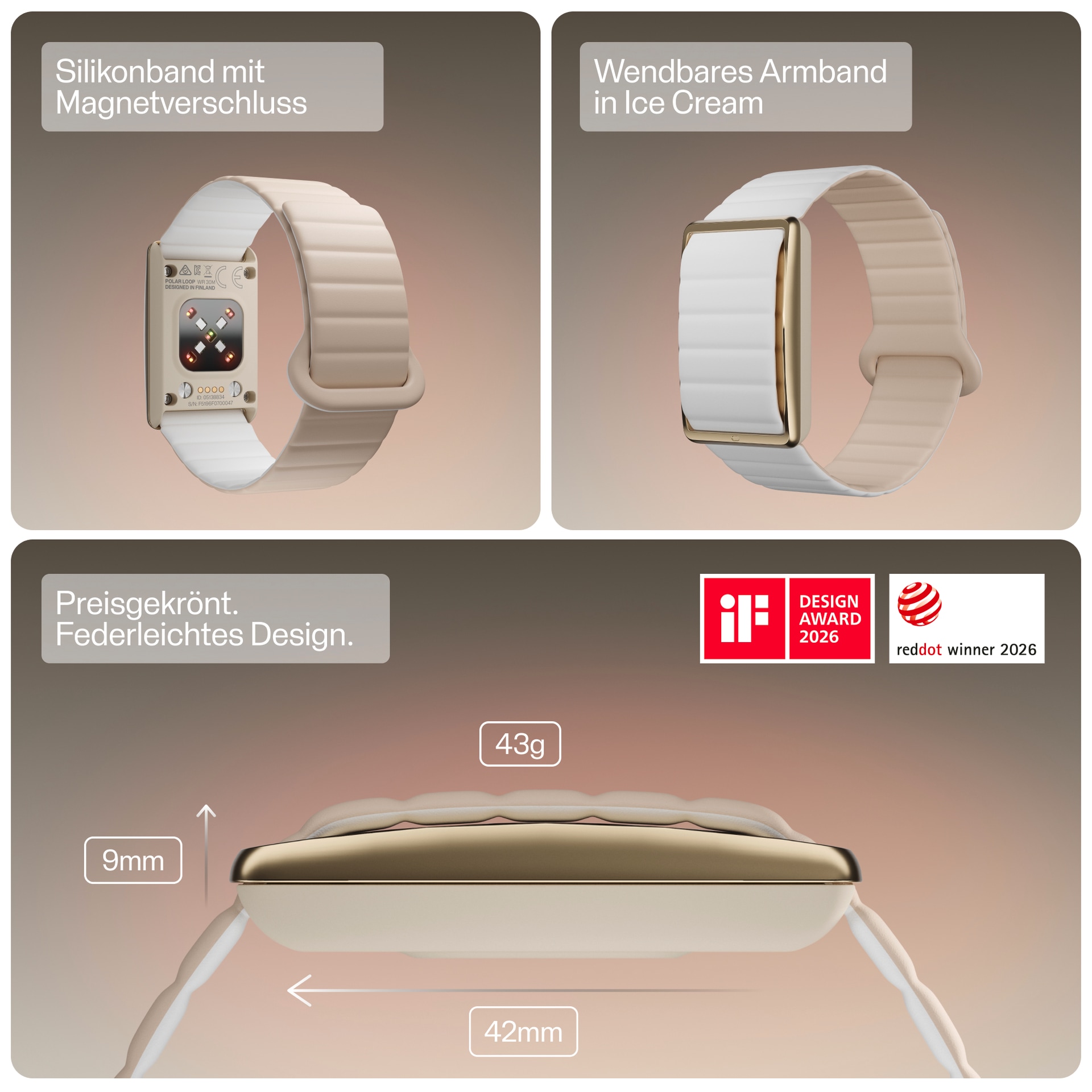 Polaroid Fitness-Tracker »LOOP GEN2 S-M«