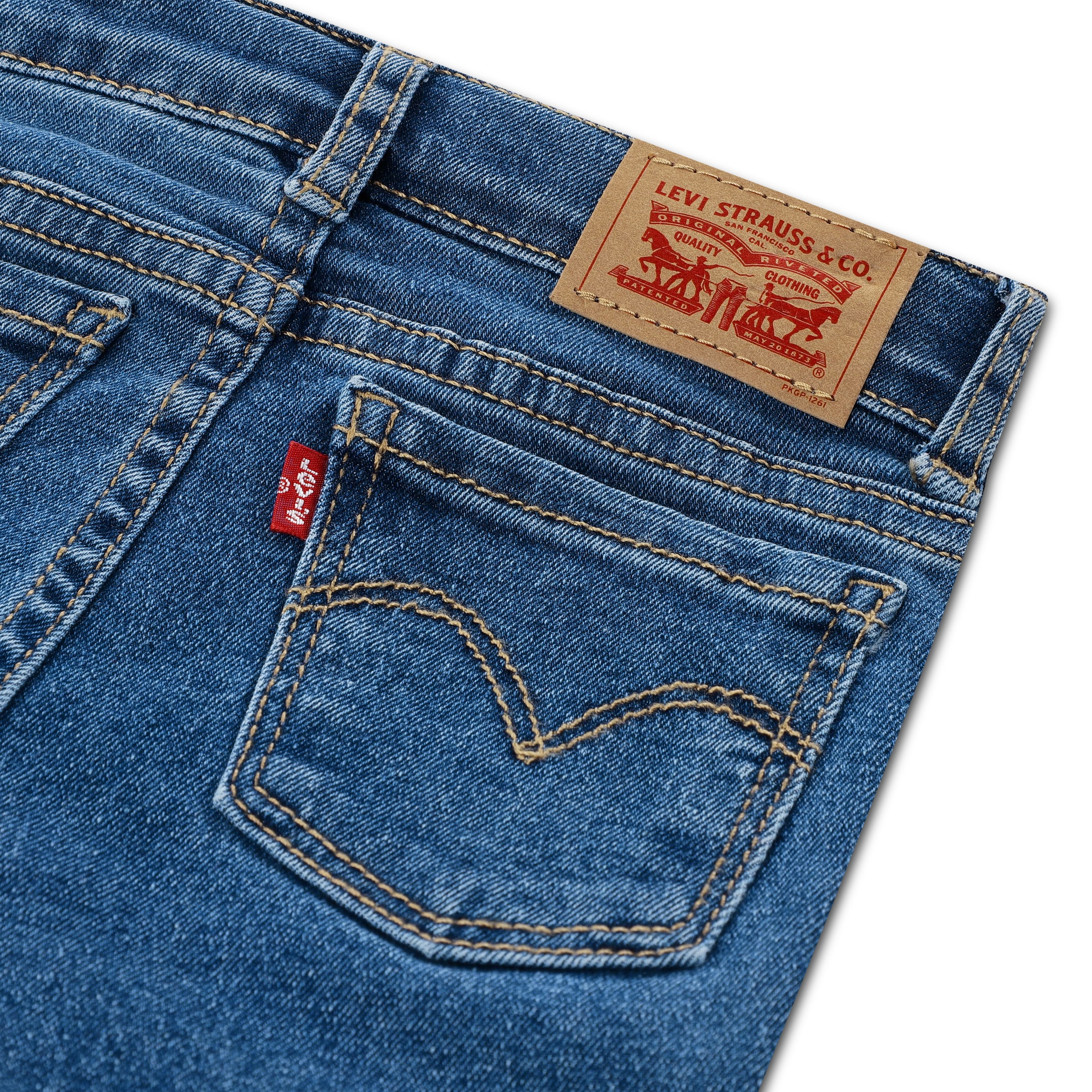 Levi's® Kids Shirt & Hose »LVG 3QTR SLV TOP AND RUFFLE FL« für Babys, aus Baumwollmischung, im Casual-Stil