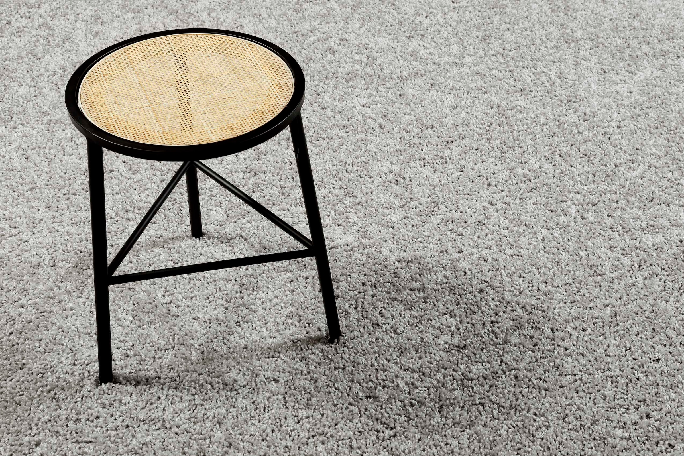 Esprit Hochflor-Teppich »Whisper Shag ESP-9977«, rechteckig, 30 mm Höhe, Läufer, uni, waschbar, mit Antirutschbeschichtung, Wohnzimmer