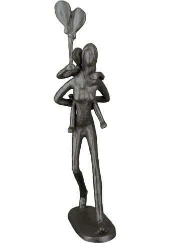 Casablanca by Gilde Dekofigur »Design Skulptur Huckepack, braun«, (1 St.), Dekoobjekt,... kaufen
