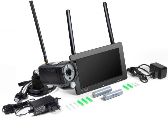 Technaxx Überwachungskamera »Set TX-128 mit Touchscreen«, Außenbereich