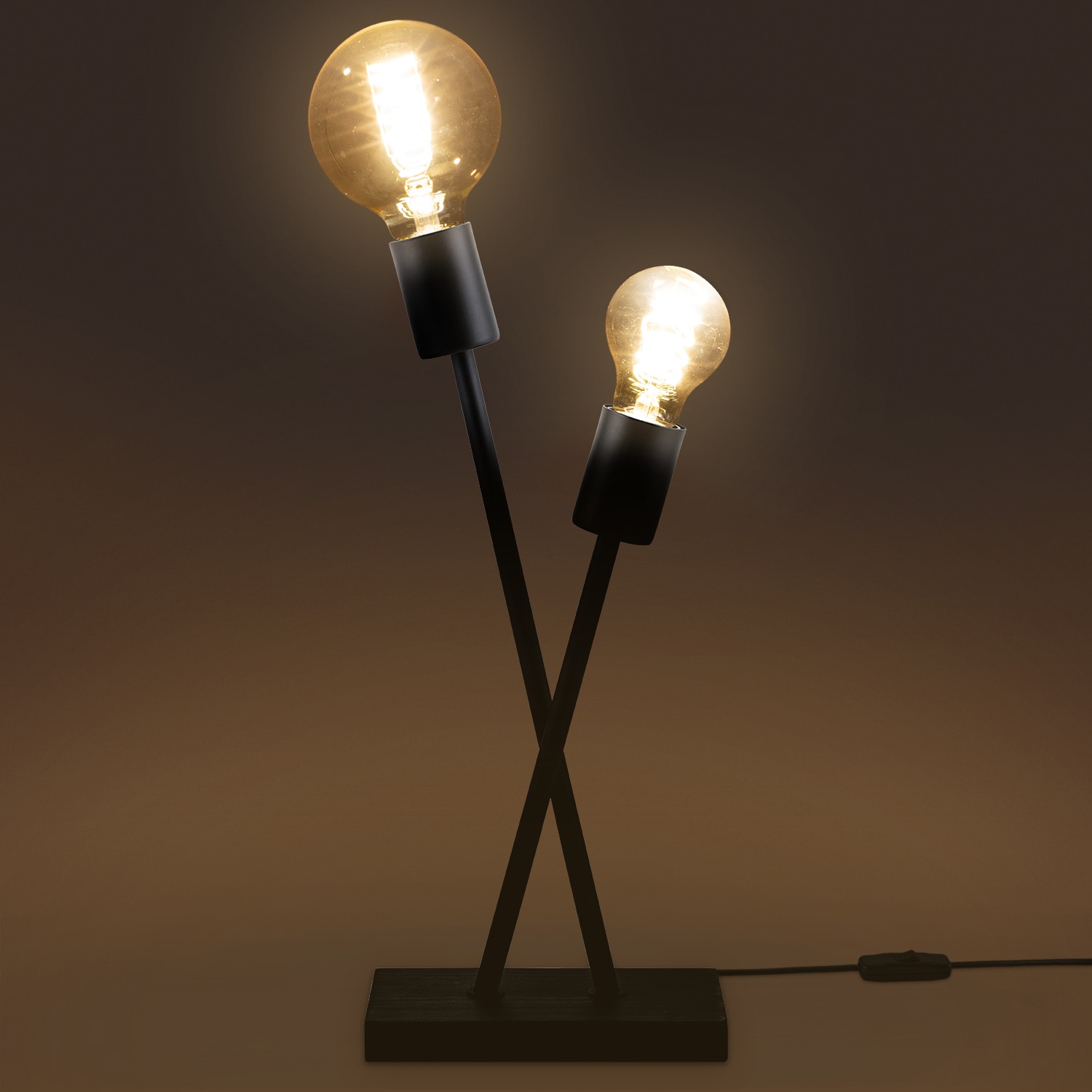 flammig-flammig, Paco XXL Industrial Stehlampe 3 Home LED online Jahren | kaufen E27 Retro Tischleuchte mit Wohnzimmer Design »IKS«, Lampe 2 Vintage Garantie