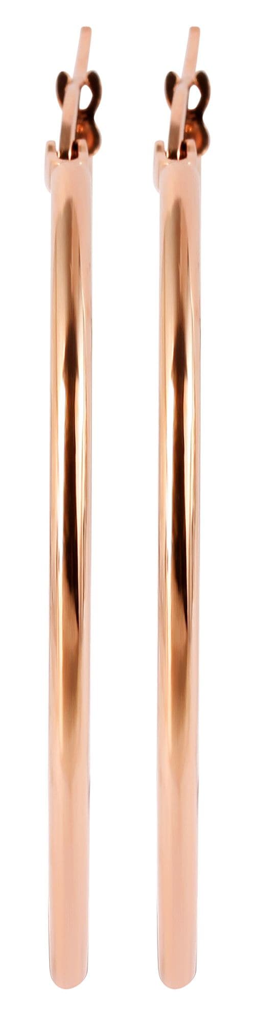 Adelia´s Paar Creolen »Damen Ohrringe ¿ Creole aus Edelstahl«