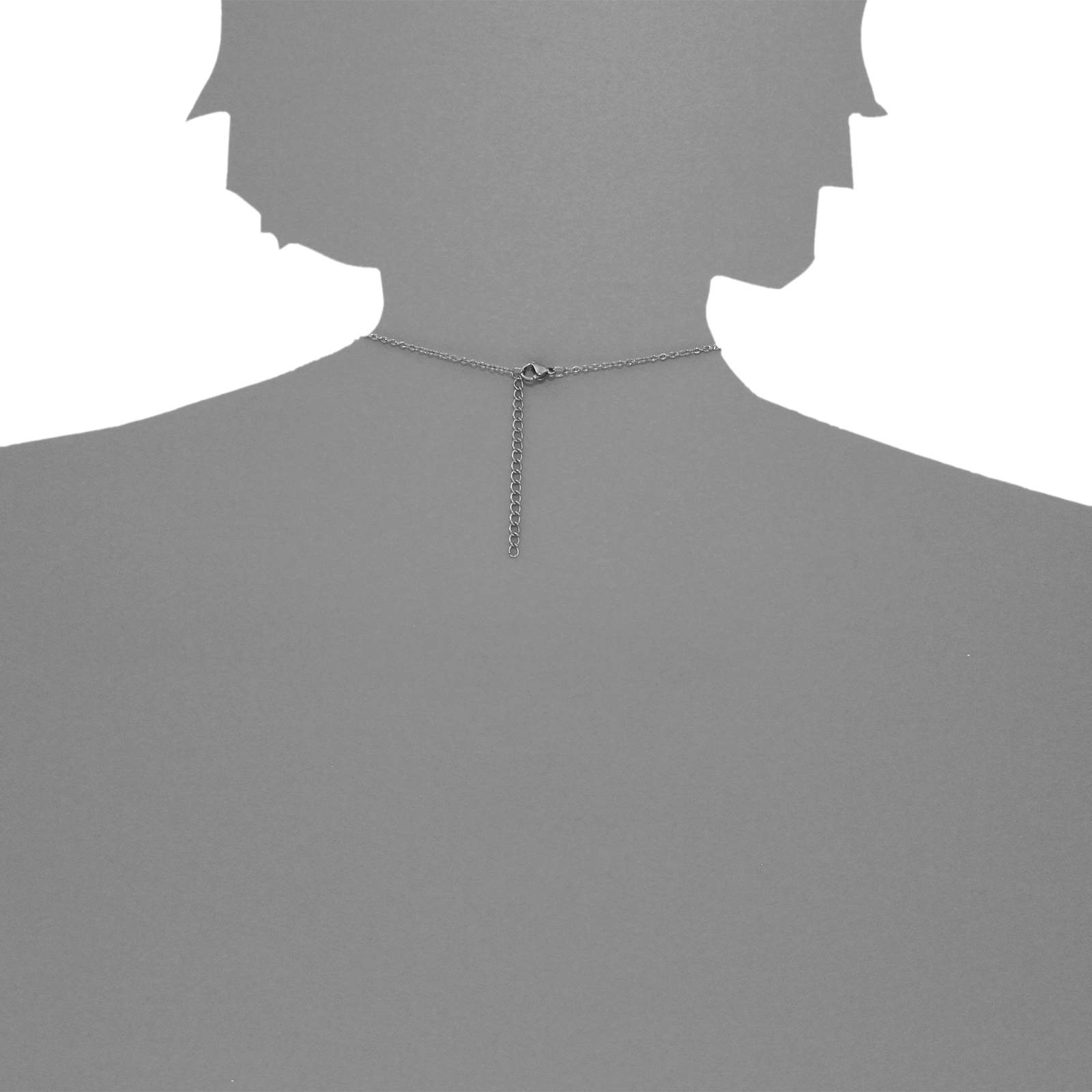 OSTSEE-SCHMUCK Kette mit Anhänger »- Windflüchter 30 mm - Edelstahl - ohne Stein«
