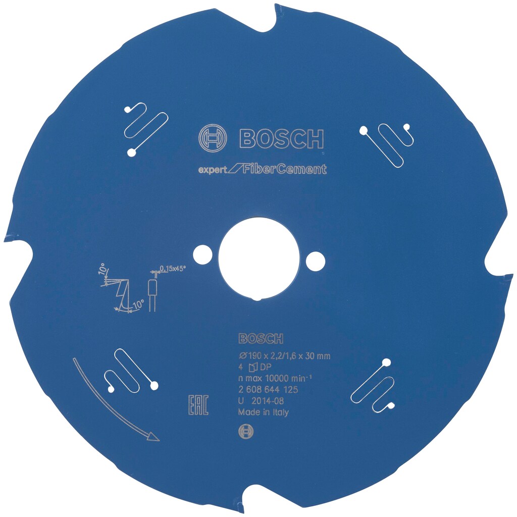 Bosch Professional Kreissägeblatt »Expert for Fibre Cement«, 190 x 30 x 2,2 mm, 4