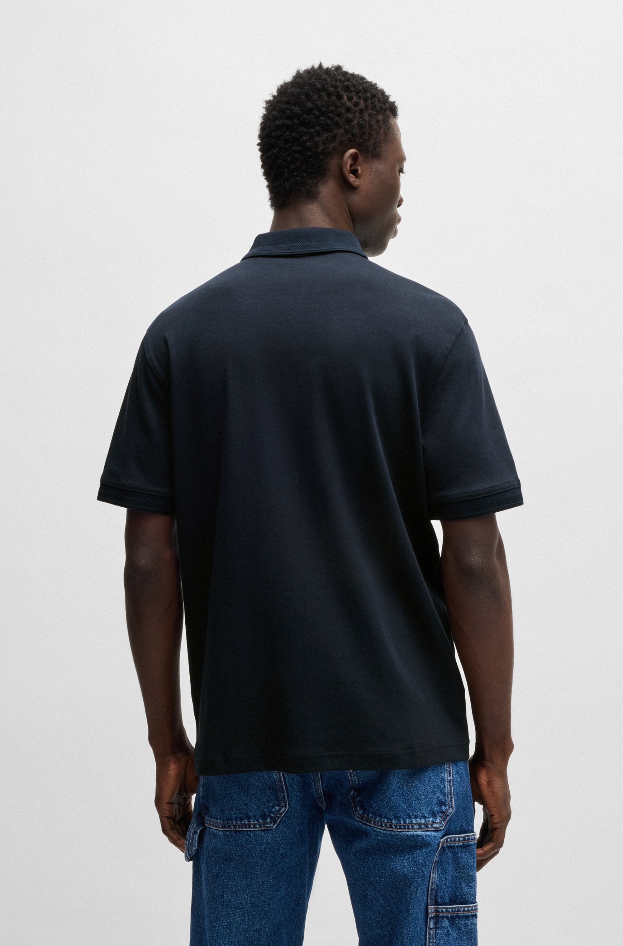 BOSS ORANGE Poloshirt »Pe_Interlock«, mit Polokragen