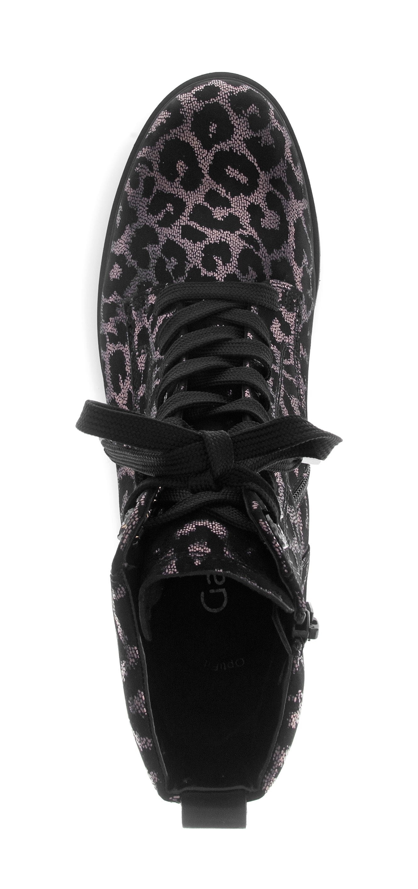 Gabor Schnürstiefelette »PISA«  , Blocakabsatz, Schnürboots im Animal-Look, Komfortweite G