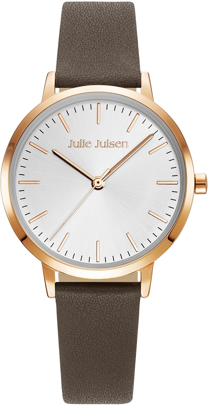 Julie Julsen Quarzuhr »Julie Julsen Basic Line Rosé Mocca, JJW1027RGL-11«