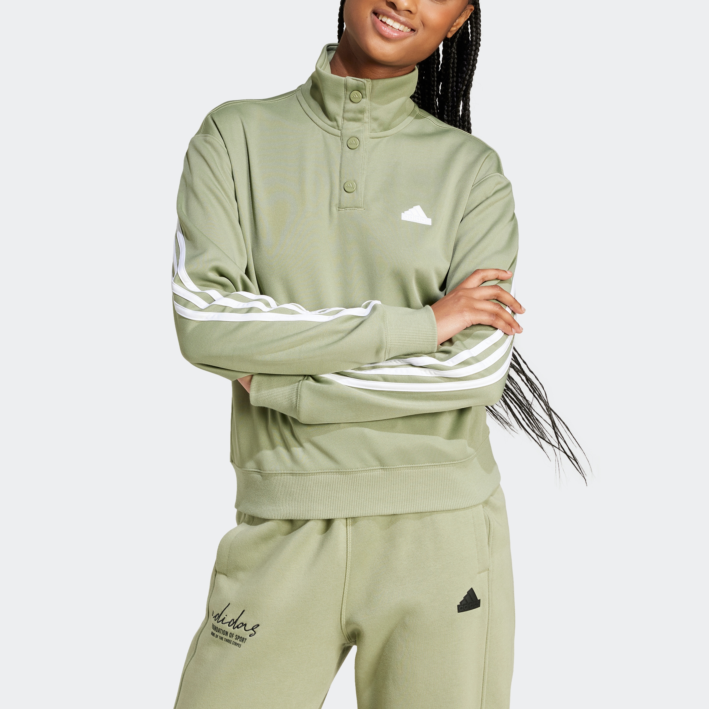 adidas Sportswear Sweatjacke »W ICONIC 3S TT«