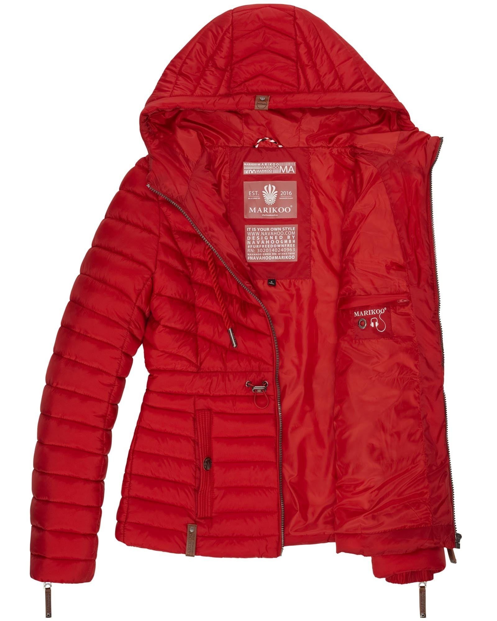 Marikoo Outdoorjacke »Marikoo Aniyaa Damen Stepp Jacke B867«