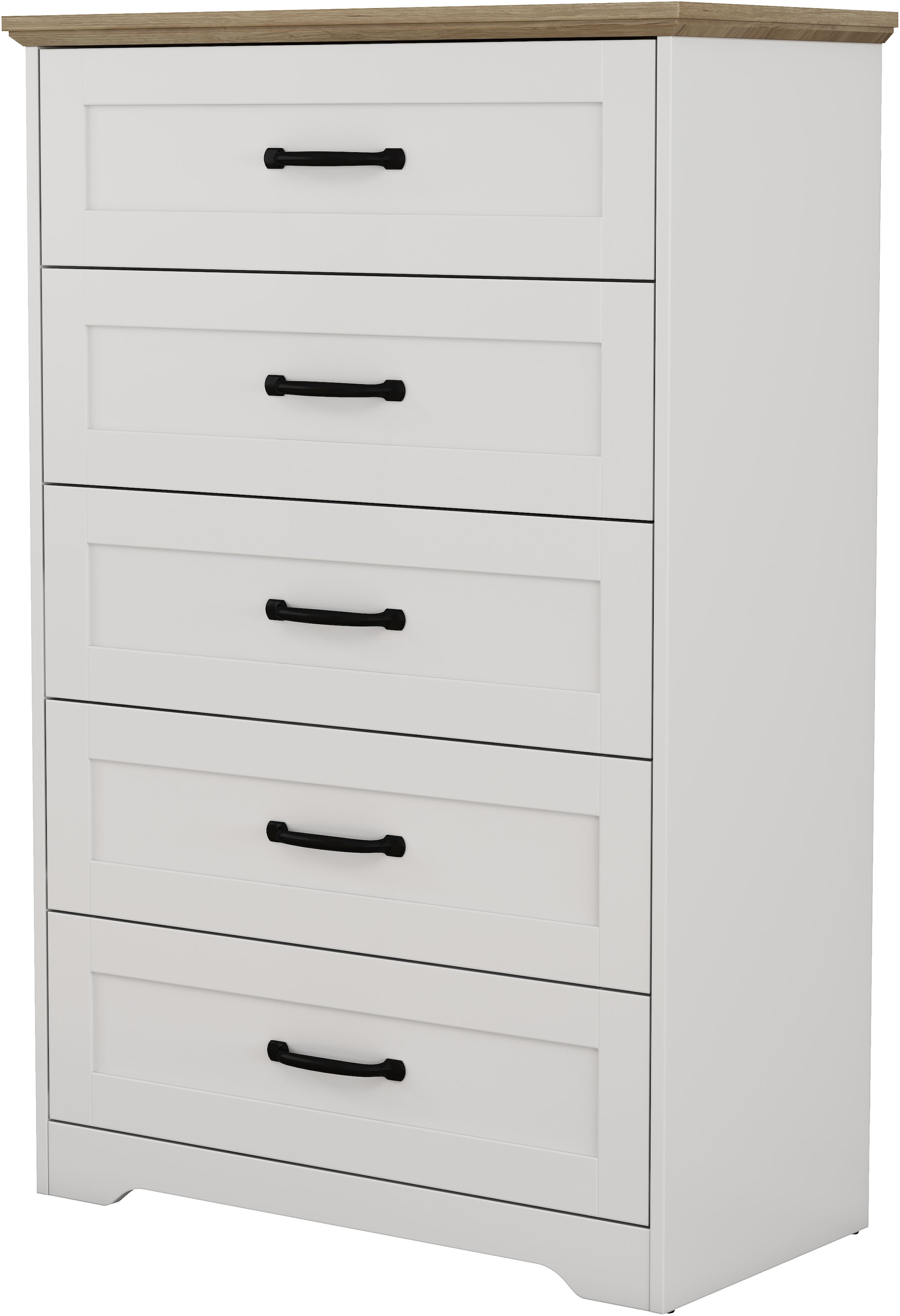 OTTO home Schubkastenkommode »Emmilia Sideboard im Landhaus Design« Kommode mit viel Stauraum im Schlafzimmer,  Schubladenschrank Sideboard Wäscheschrank Skandi Design