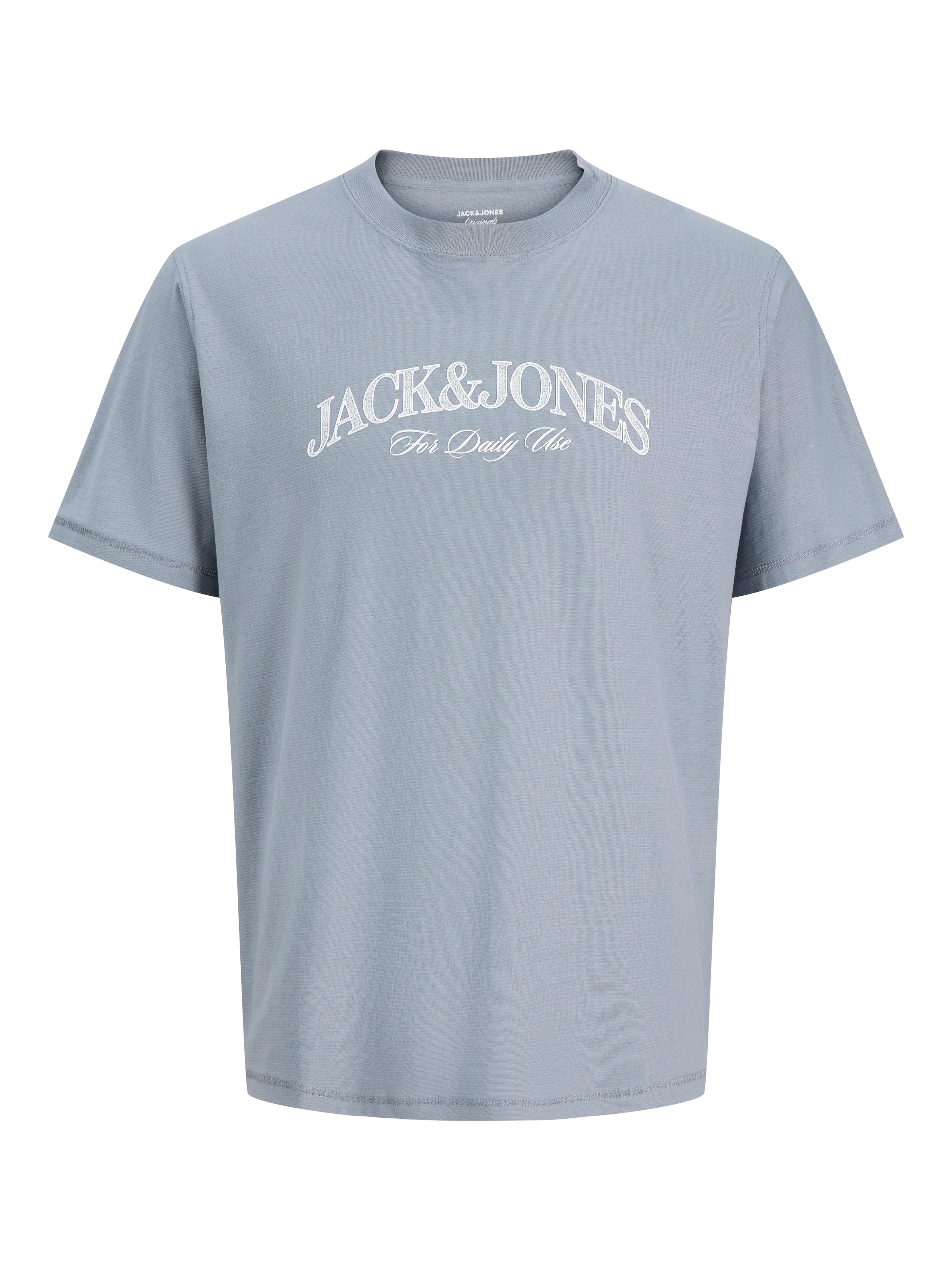 Jack & Jones PlusSize T-Shirt »JORCASSIS BRANDING TEE SS CREW NECK PLS« mit Logo Schriftzug