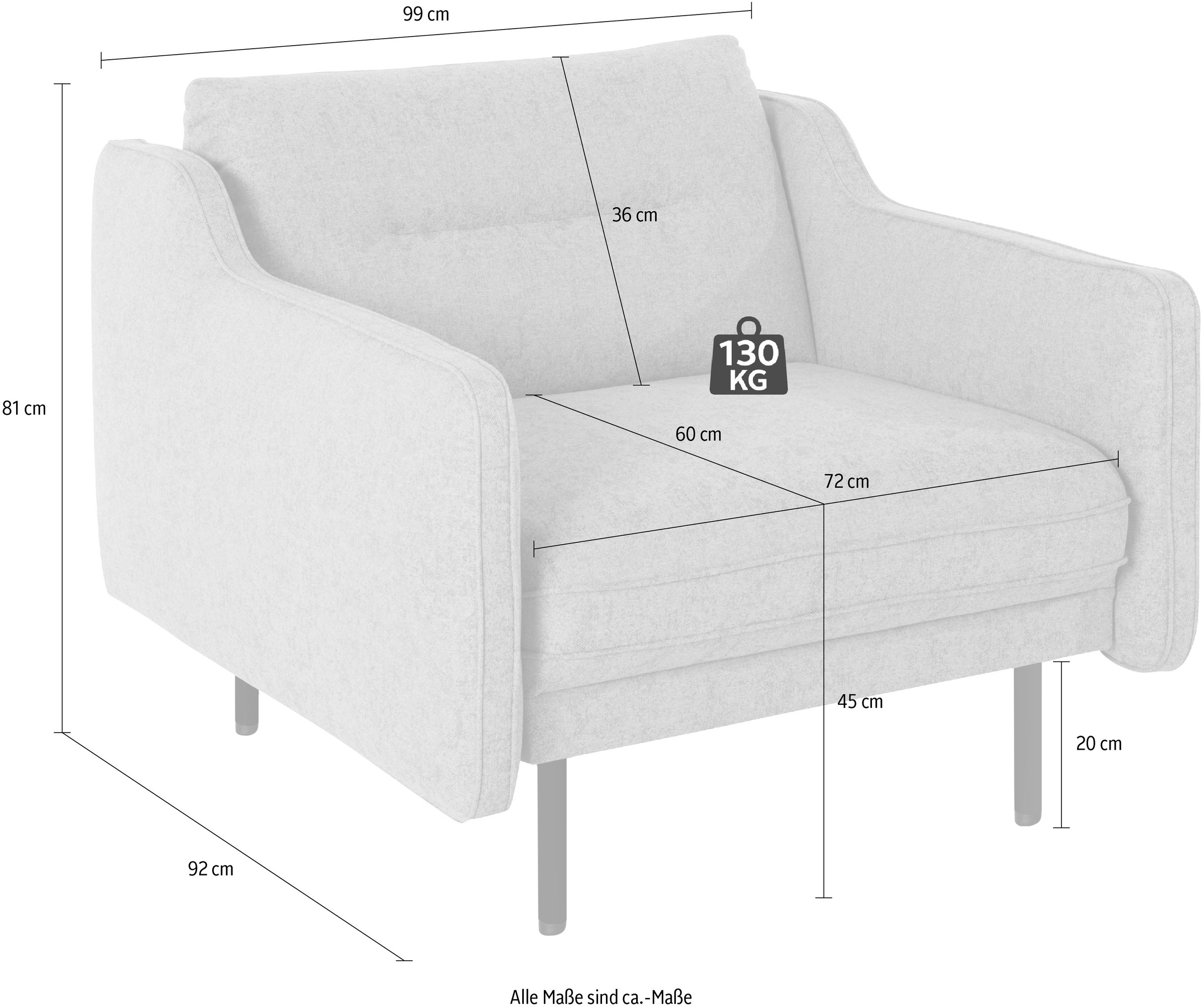 andas Sessel »Nordfyn«, edles Design in 3 Bezugsqualitäten, Design by Morten Georgsen