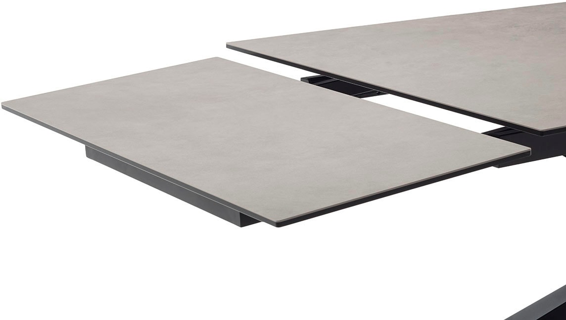 MCA furniture Esstisch »TESERO Auszugtisch 200-300 cm« Einzelstück,  Keramik,Metall,Marmor-Optik,ausziehbar,belastbar 100kg,10-12 Pers.