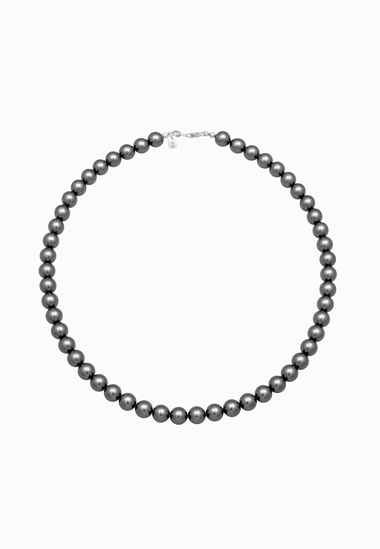 Kuzzoi Silberkette »Halskette Herren Perlenkette synthetische Perlen 925 Silber«