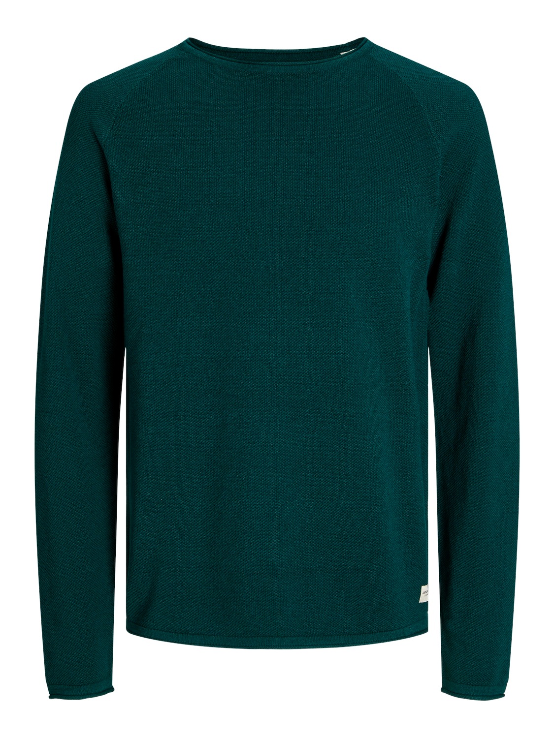 Jack & Jones Rundhalspullover »JJEHILL KNIT CREW NECK NOOS«, aus Strukturstrick