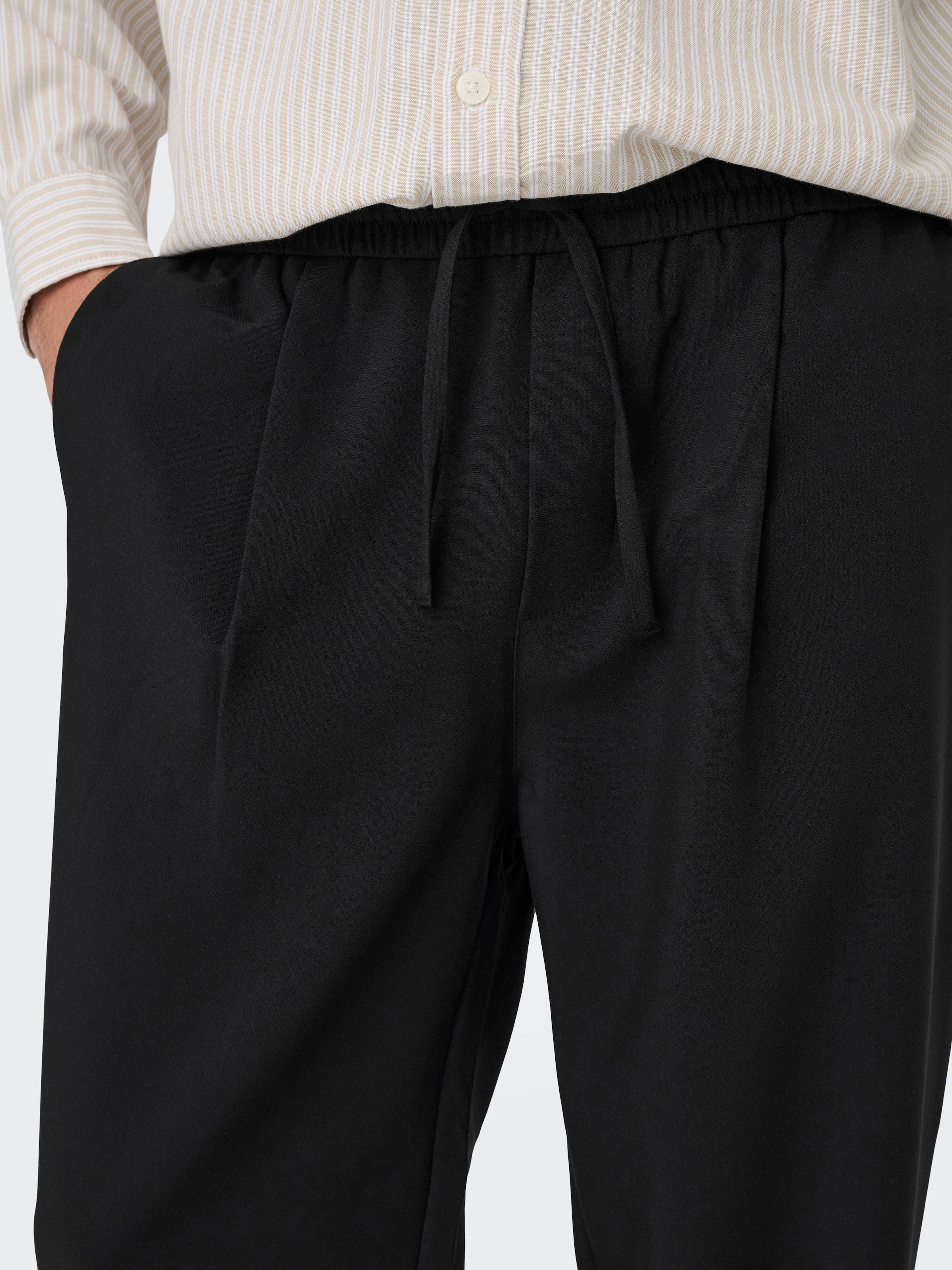 ONLY & SONS Schlupfhose »ONSWILL 0292 LOOSE STRING PANT FRML NOOS«  Materialmix, relaxed fit