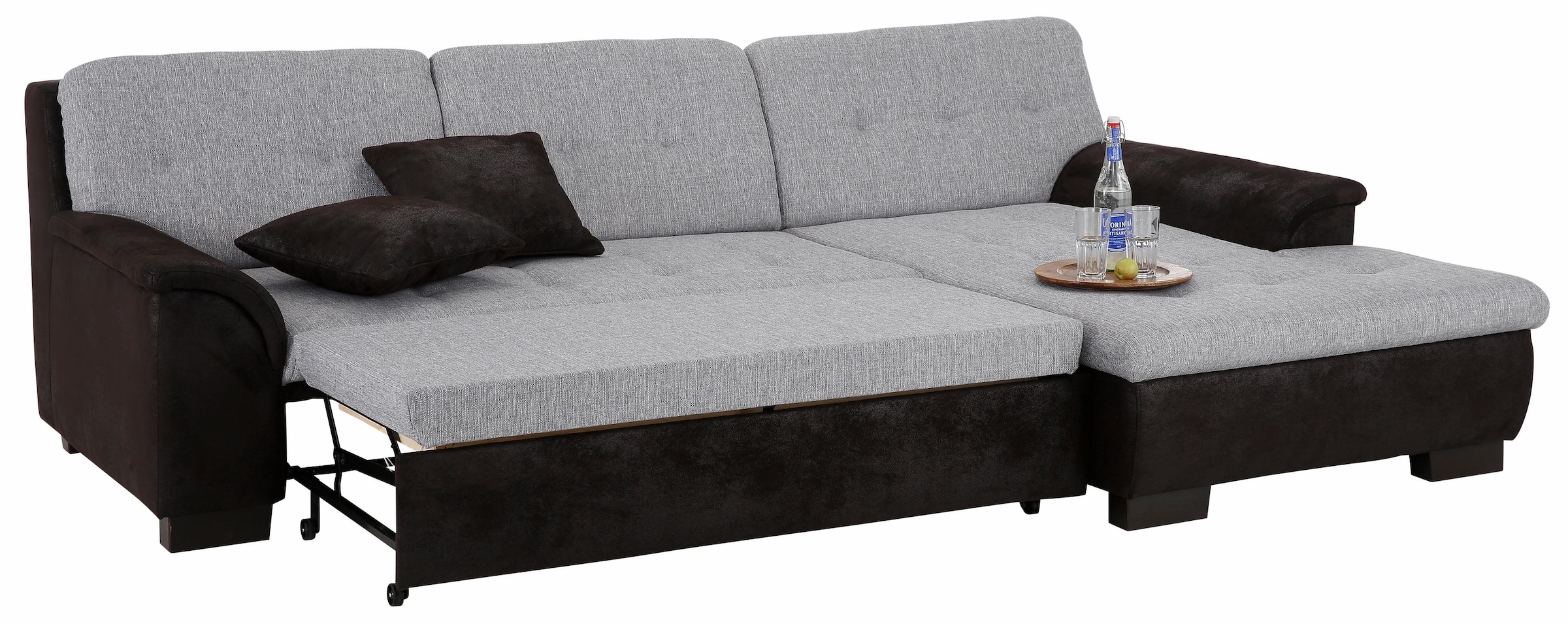 Home affaire Ecksofa »Bergen«, wahlweise mit Bettfunktion L-Form