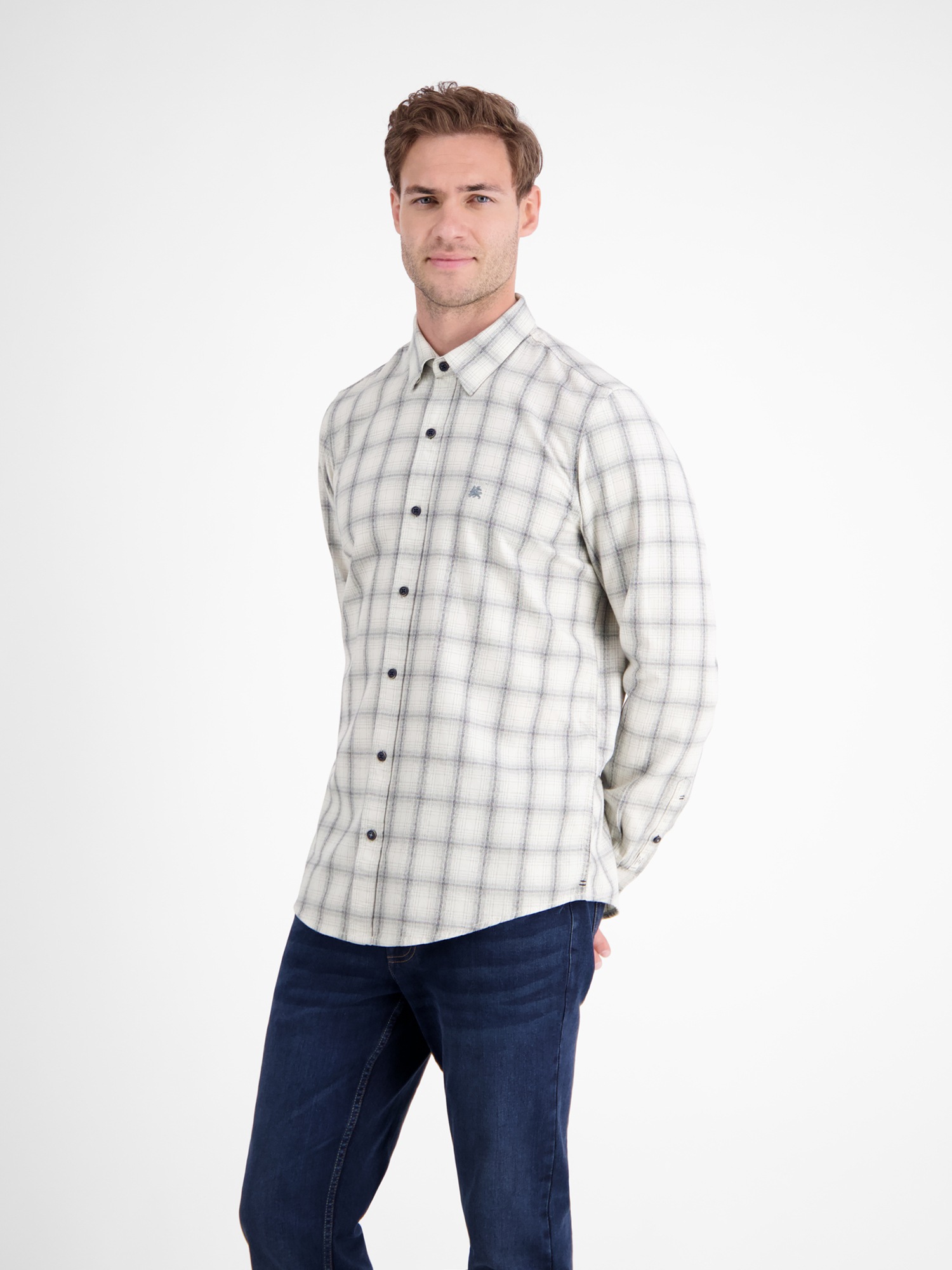 LERROS Karohemd »LERROS Karohemd für Herren - zeitlos, vielseitig und stilvoll«