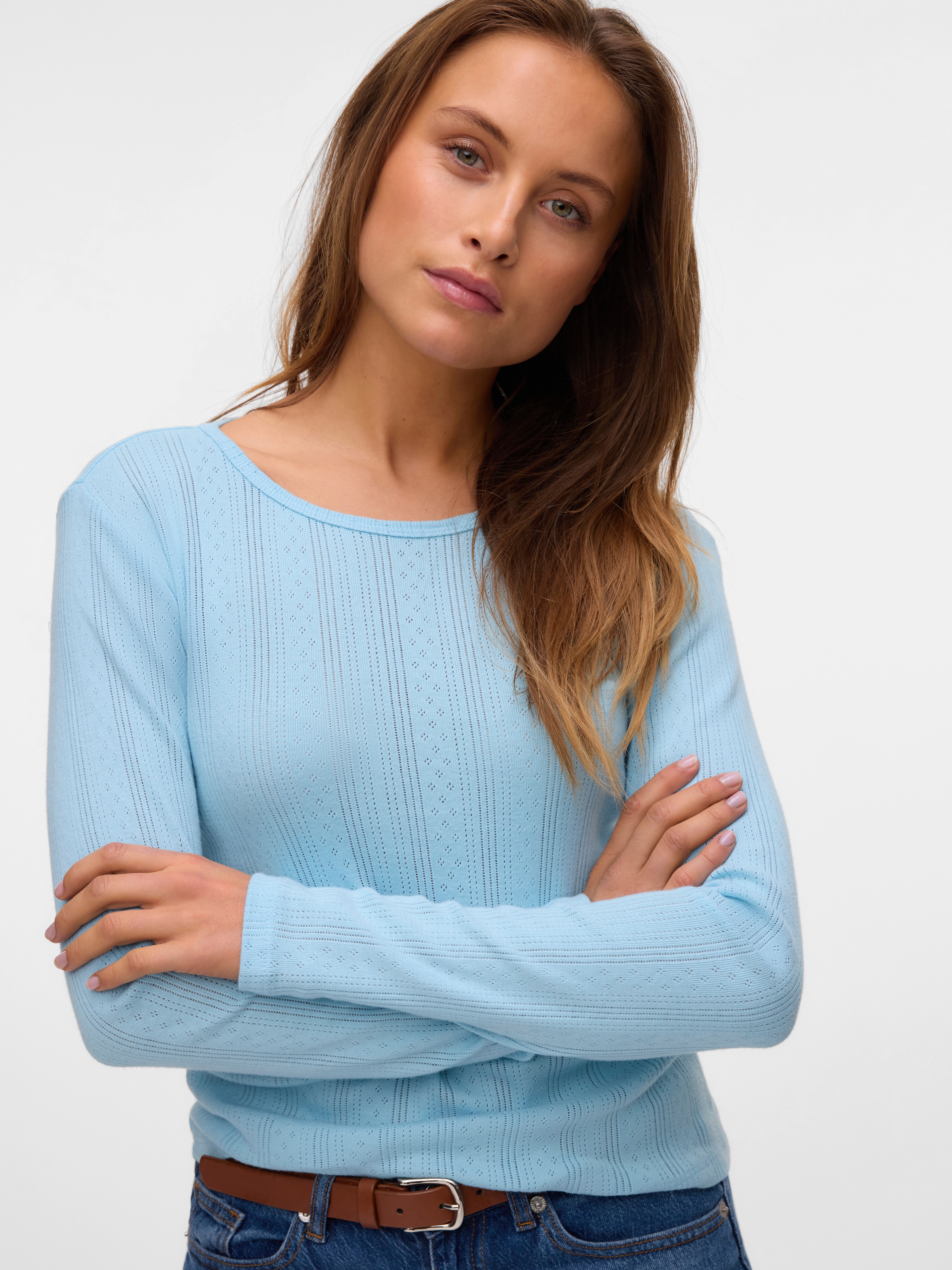 Vero Moda Langarmshirt »VMLISA LS TOP JRS NOOS«