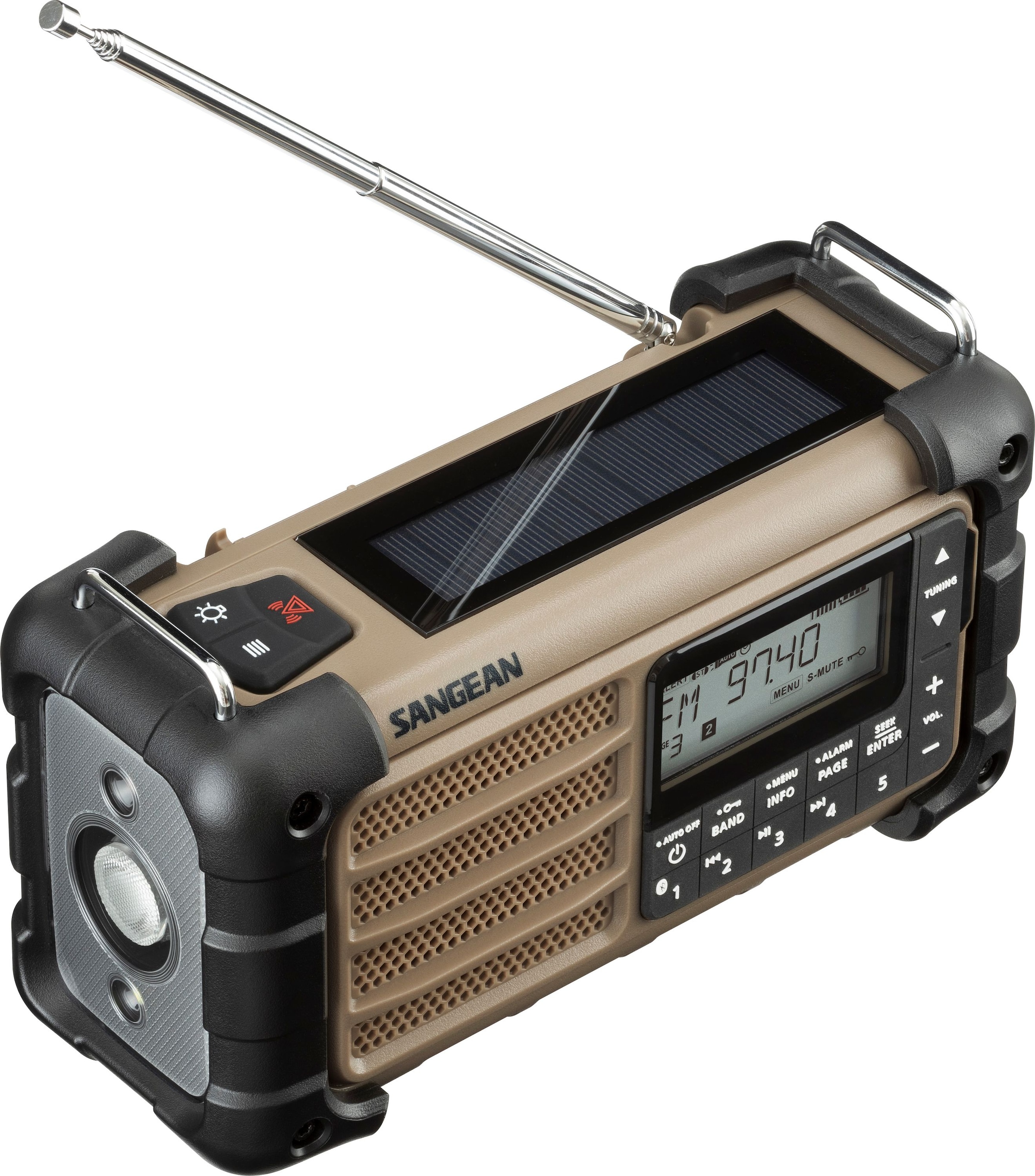 Sangean Notfallradio »MMR-99«, (Bluetooth AM-Tuner-FM-Tuner mit RDS), Multi-Powered Digital Tuning Emergency