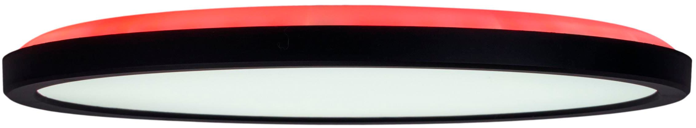 näve Deckenleuchte »LED "CARLO" mit RGB-Backlight D: 54 cm«, Dimmbar mit Memoryfunktion, Farbwechsler und Nachtlichtfunktion