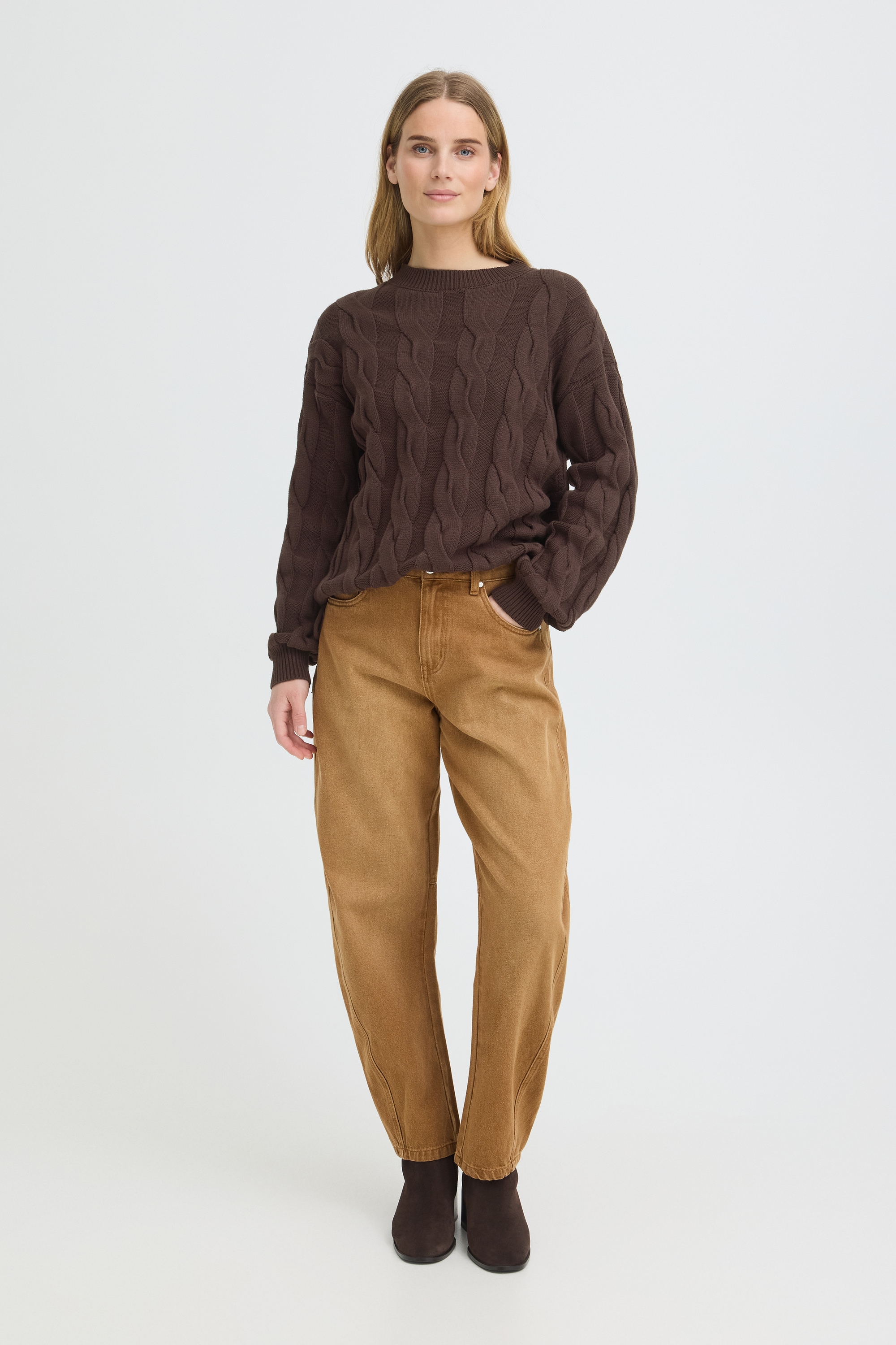 Pulz Jeans Strickpullover »Damen Langarm PZDOGA«