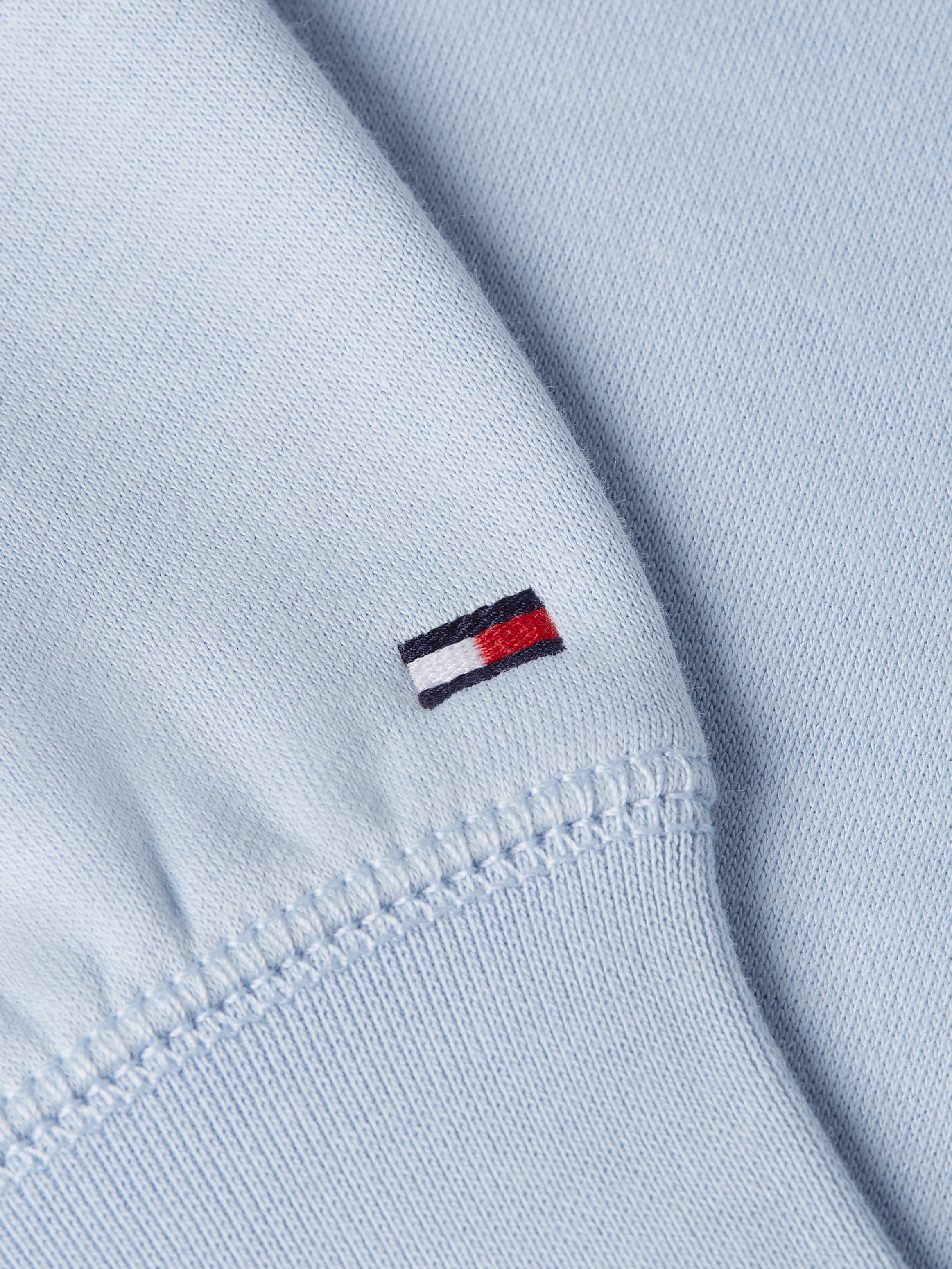 Tommy Hilfiger Sweatshirt »TOMMY LOGO«, unifarben, casual, regular fit, Baumwollmix, Rundhals
