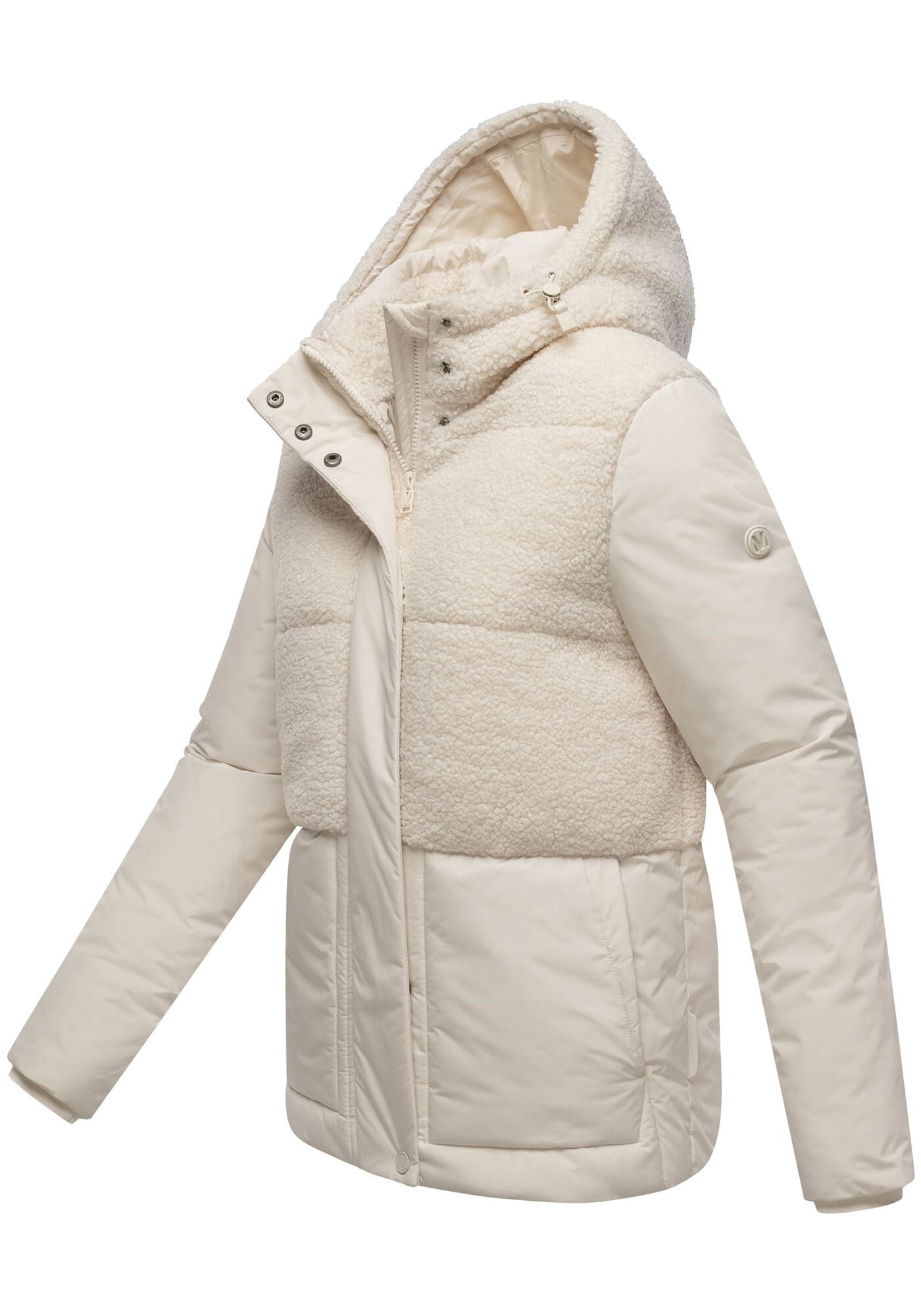 Marikoo Winterjacke »Marikoo Sheeta Damen Herbst Winter Teddyfell Jacke gefüttert N095«