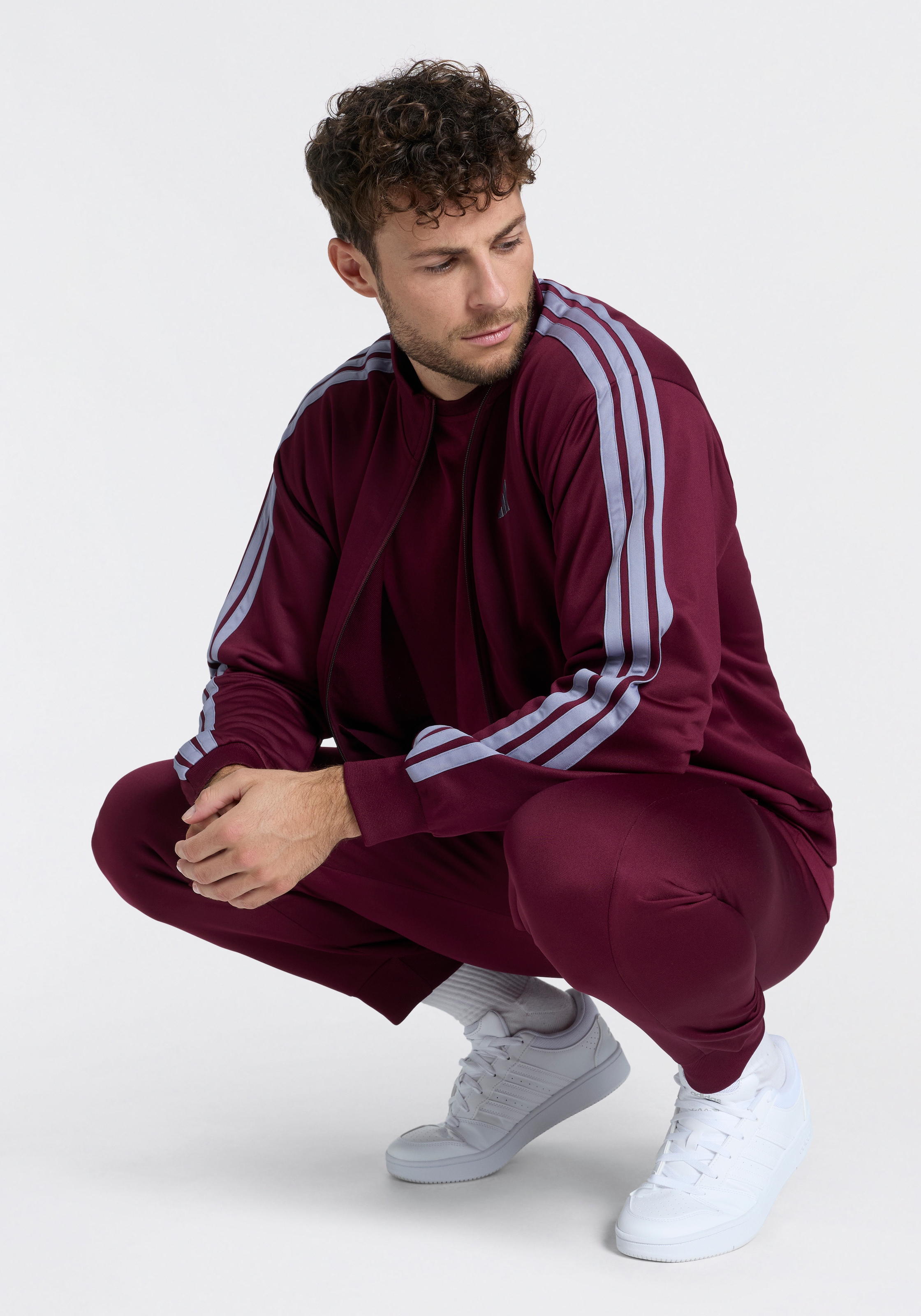 adidas Sportswear Trainingsanzug »3-STREIFEN FRENCH TERRY« 2