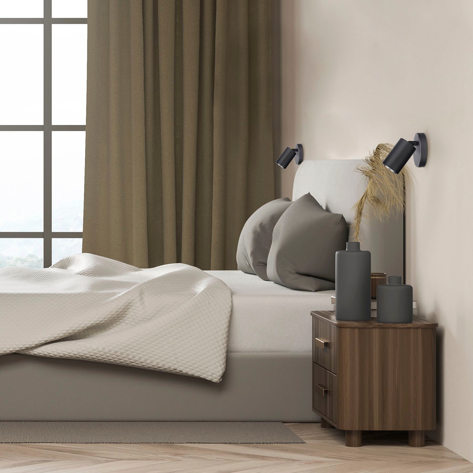 Paco Home Wandleuchte »TIMO RD« GU10